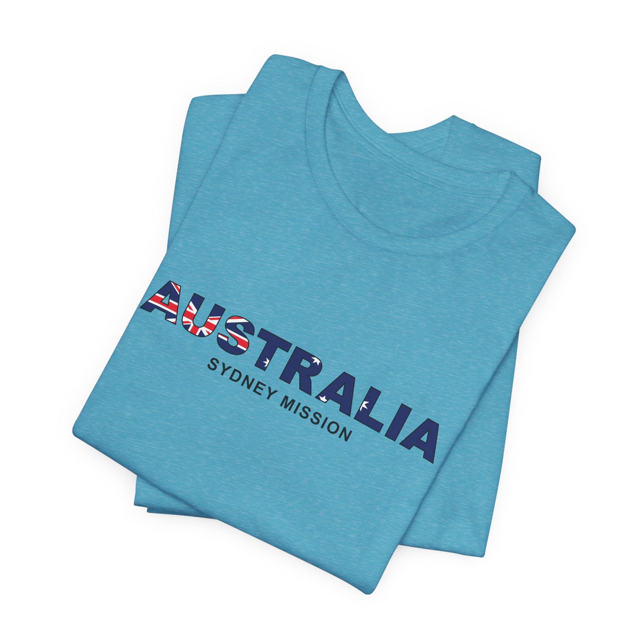 Australia Sydney Mission Flag Title T-shirt - Mission Wishlist - LDS Missionary Gift Store