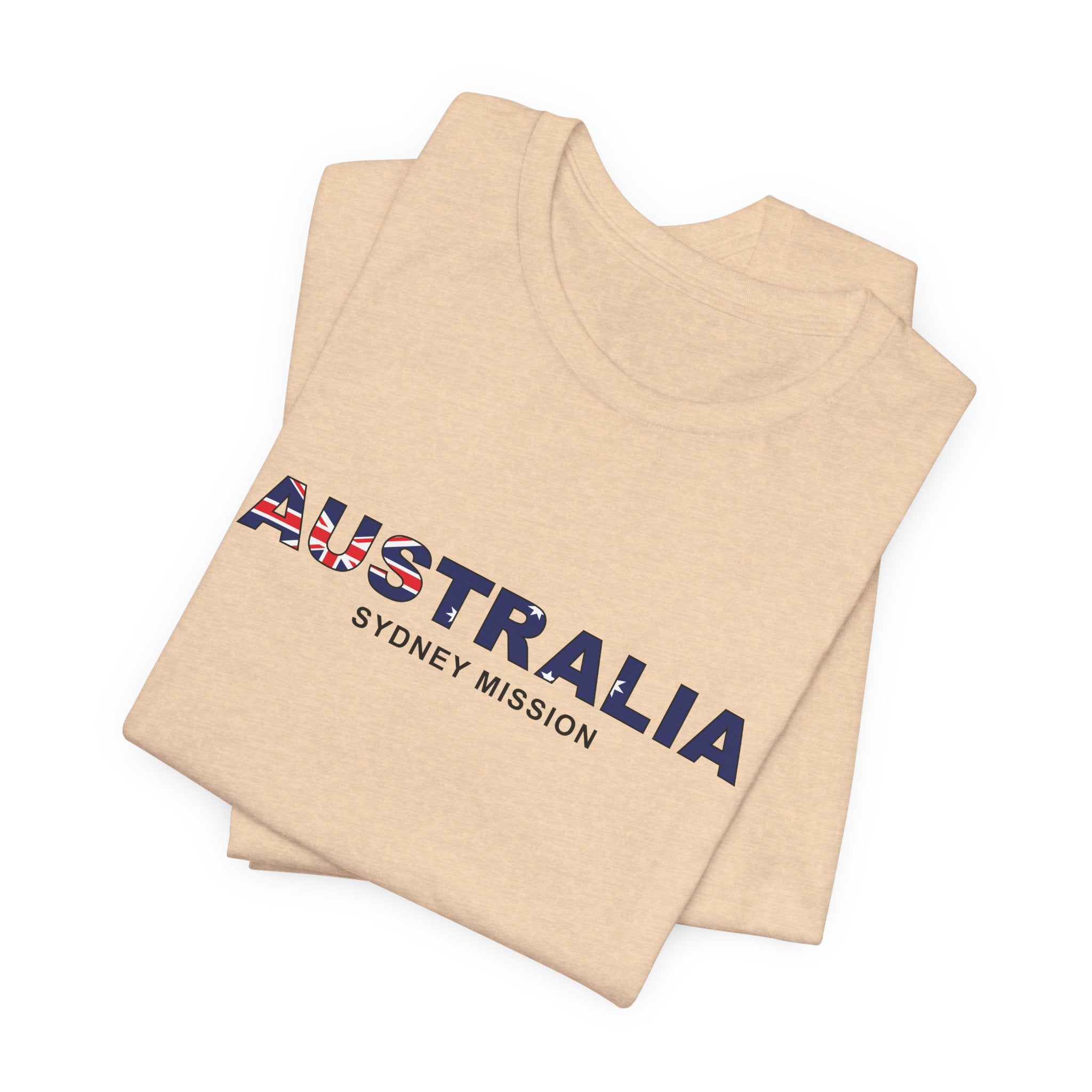 Australia Sydney Mission Flag Title T-shirt - Mission Wishlist - LDS Missionary Gift Store