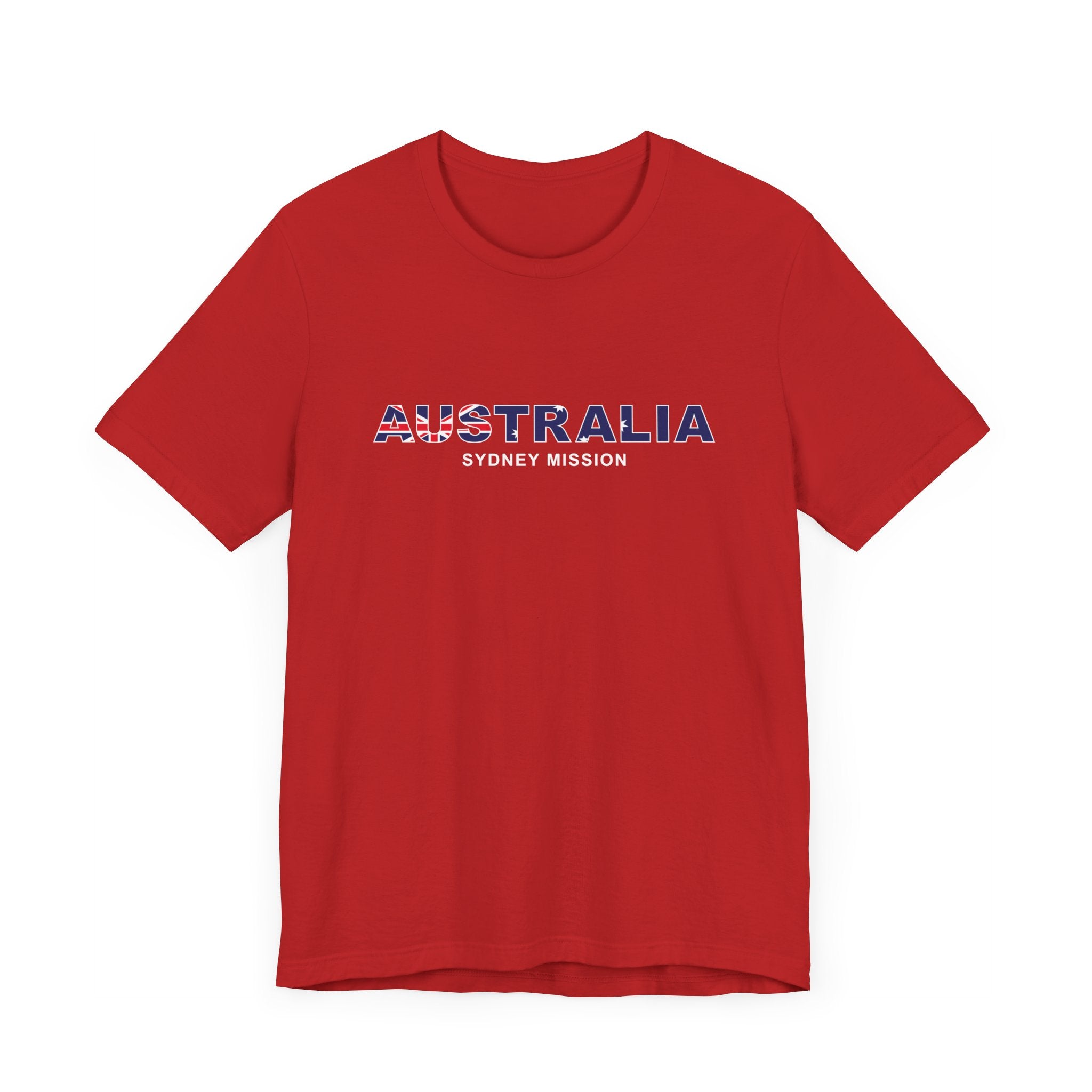 Australia Sydney Mission Flag Title T-shirt - Mission Wishlist - LDS Missionary Gift Store
