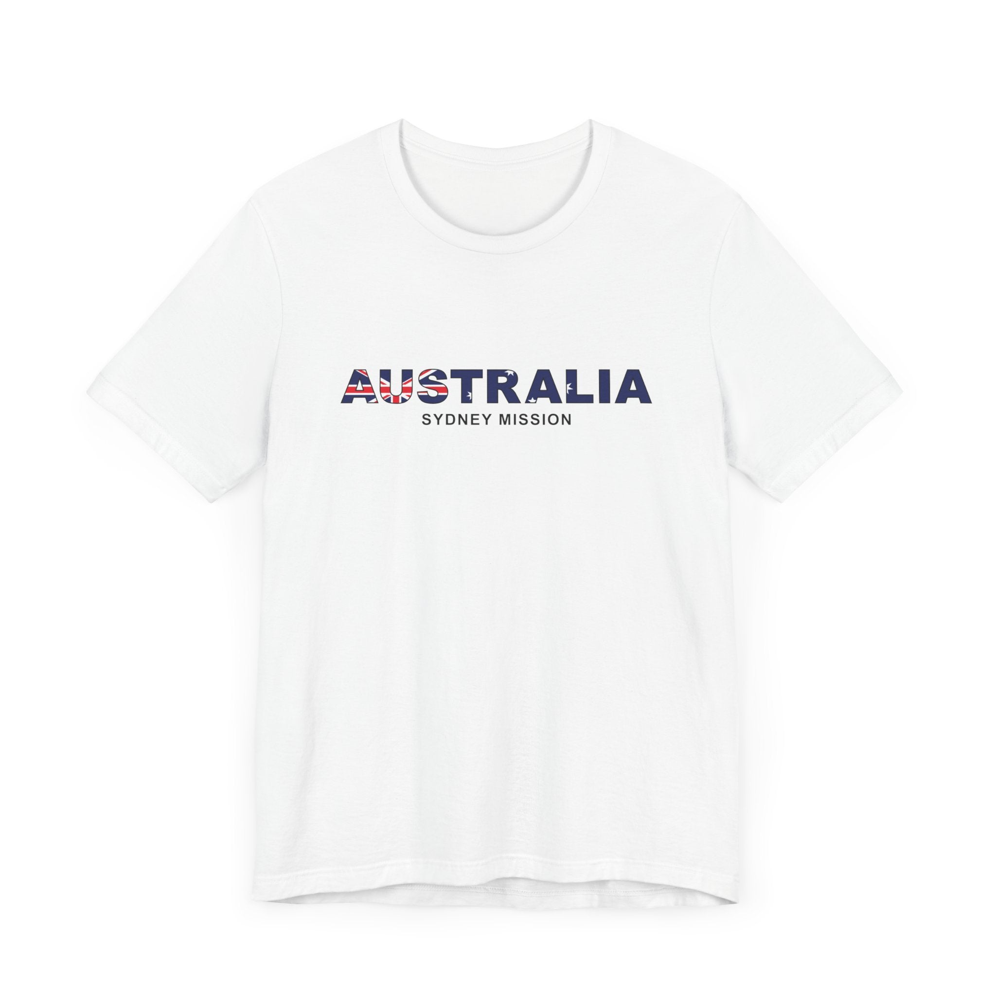Australia Sydney Mission Flag Title T-shirt - Mission Wishlist - LDS Missionary Gift Store