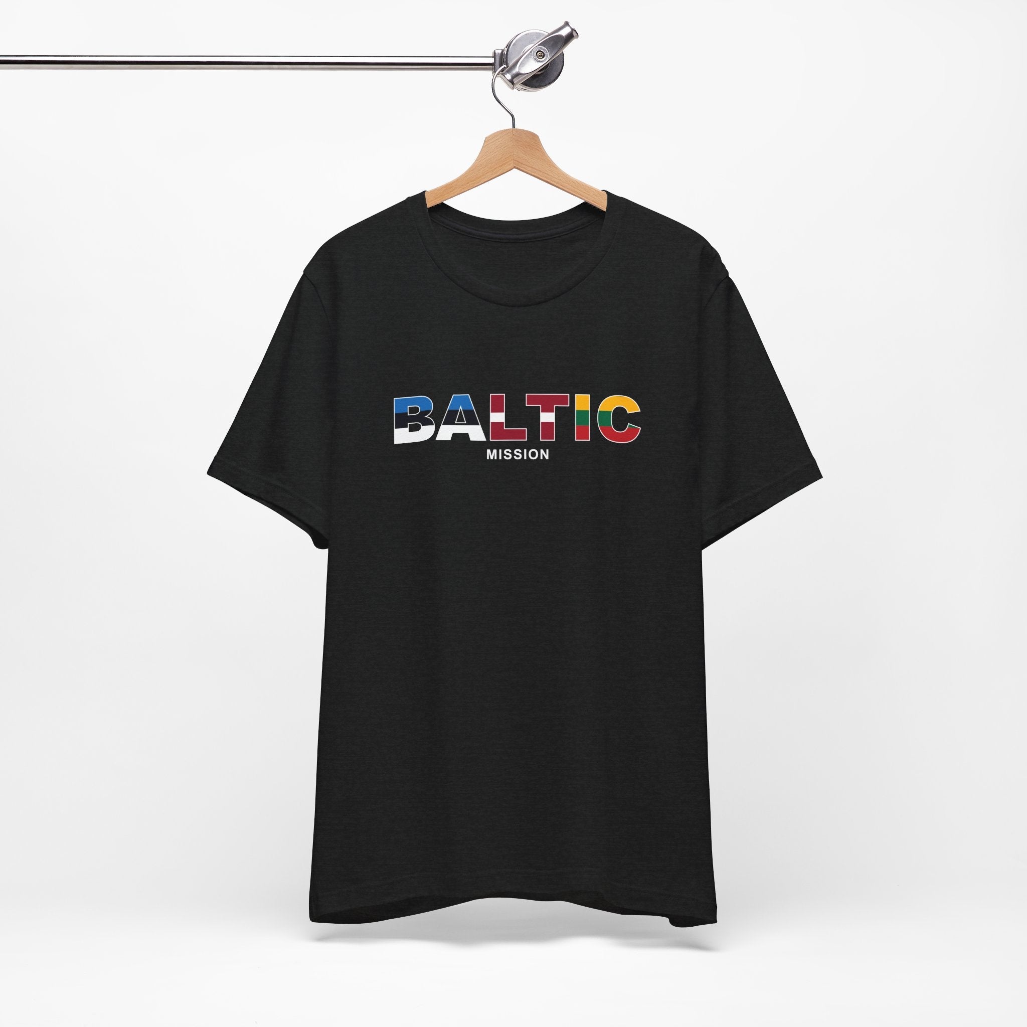 Baltic Mission Flag Title T-shirt - Mission Wishlist - LDS Missionary Gift Store