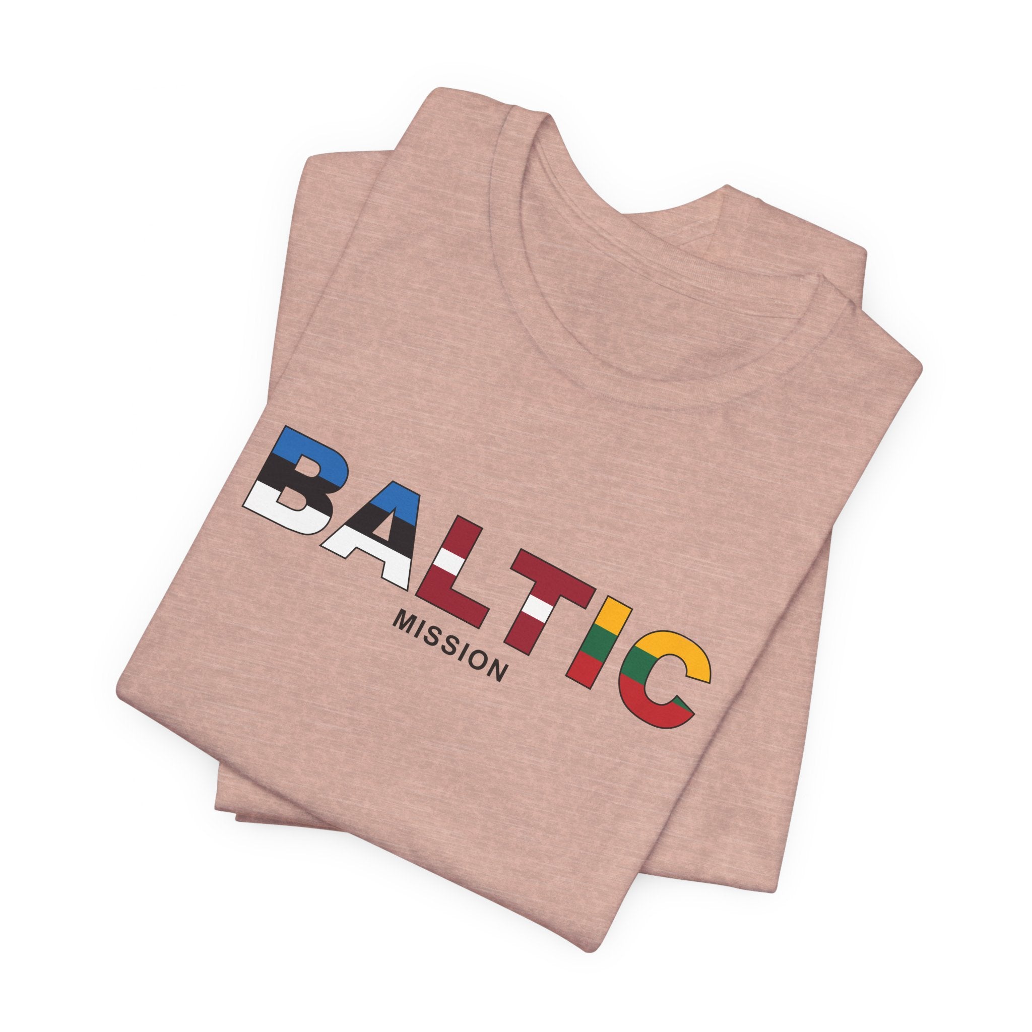 Baltic Mission Flag Title T-shirt - Mission Wishlist - LDS Missionary Gift Store
