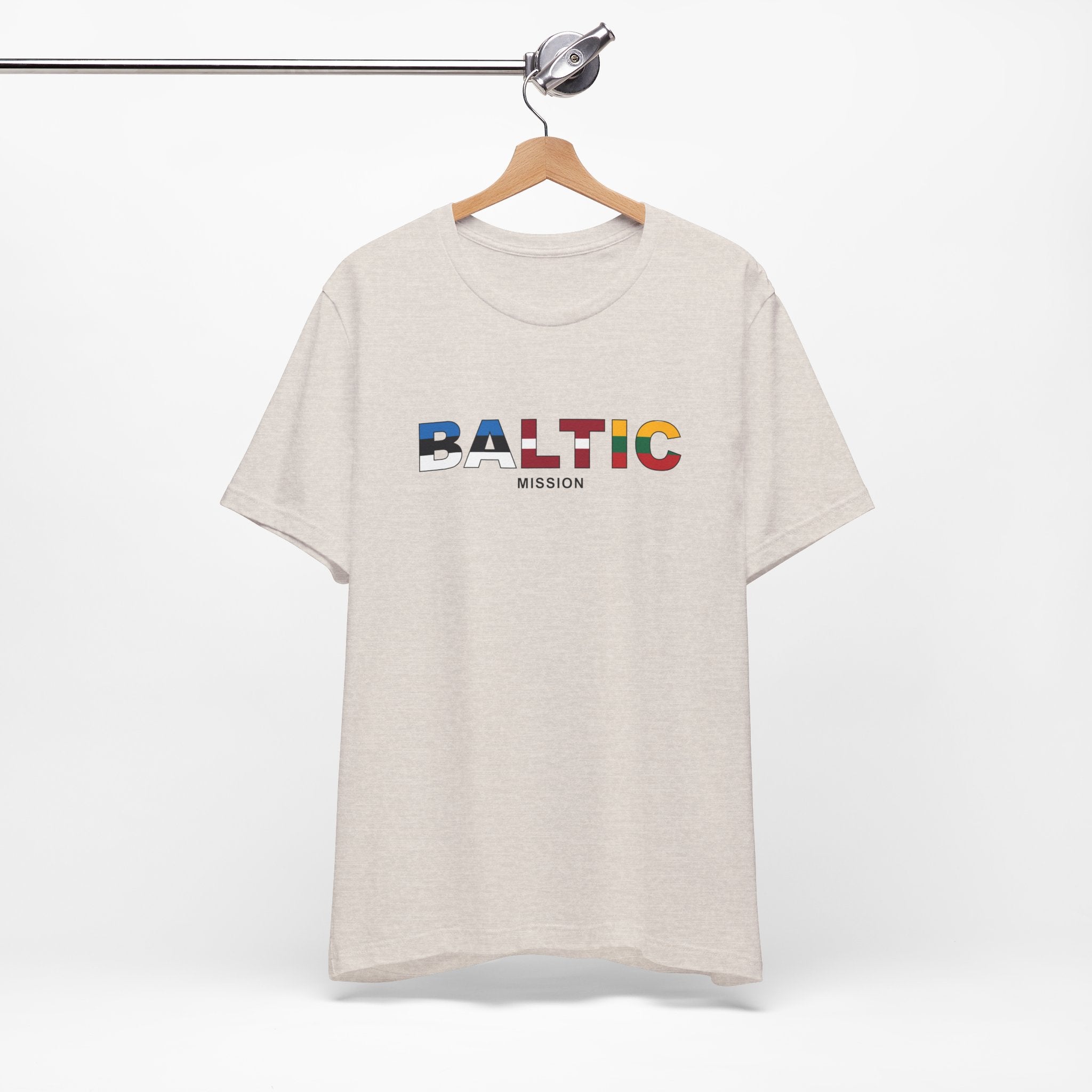 Baltic Mission Flag Title T-shirt - Mission Wishlist - LDS Missionary Gift Store