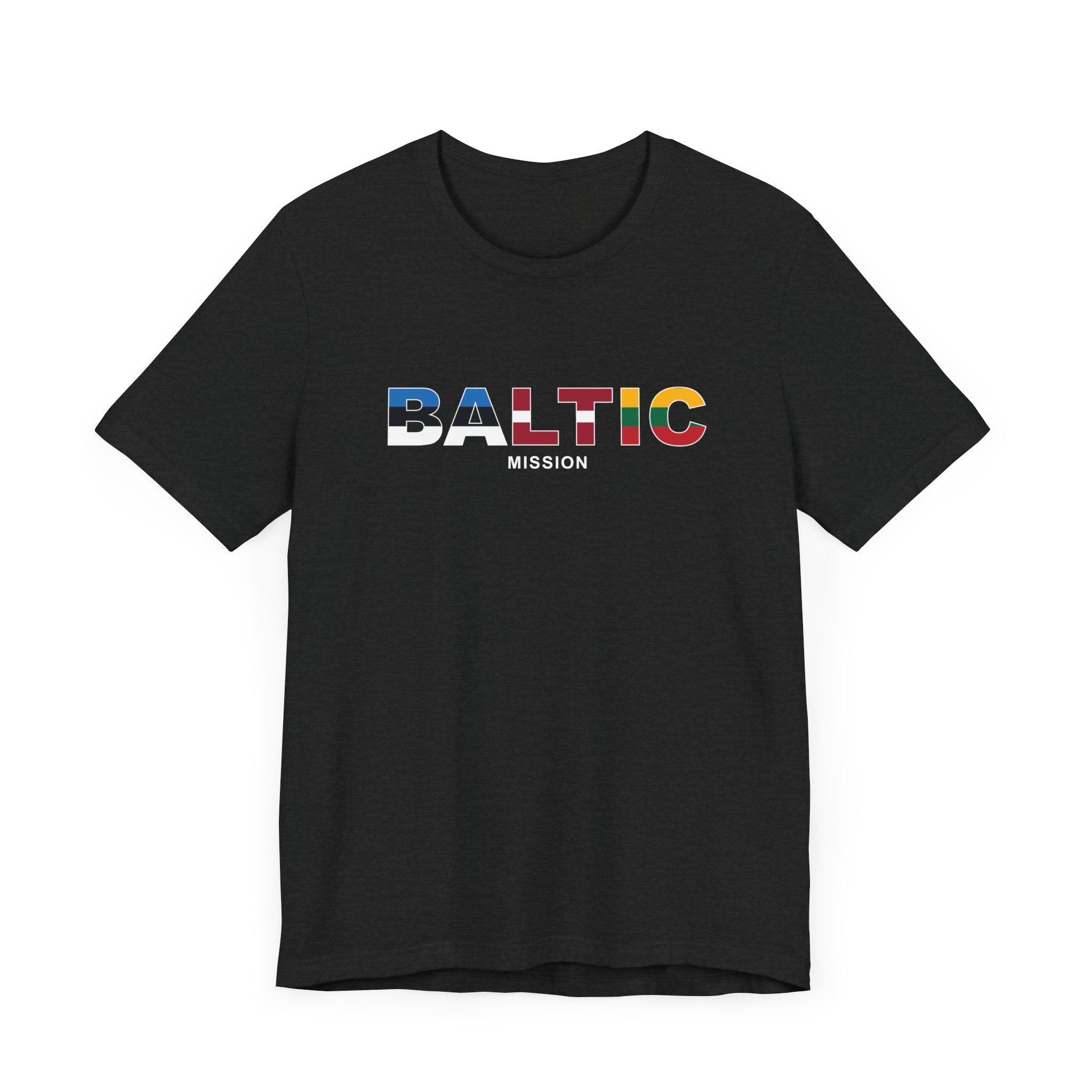 Baltic Mission Flag Title T-shirt - Mission Wishlist - LDS Missionary Gift Store