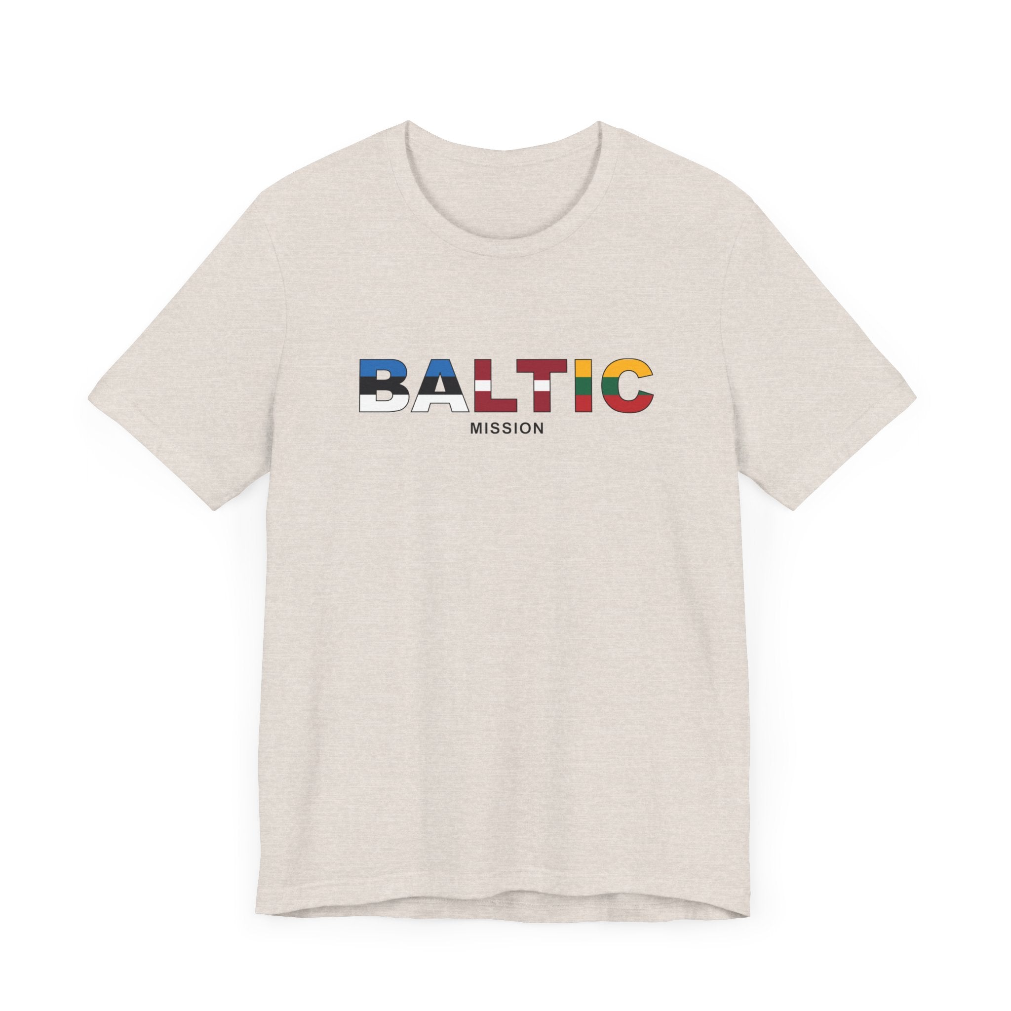 Baltic Mission Flag Title T-shirt - Mission Wishlist - LDS Missionary Gift Store