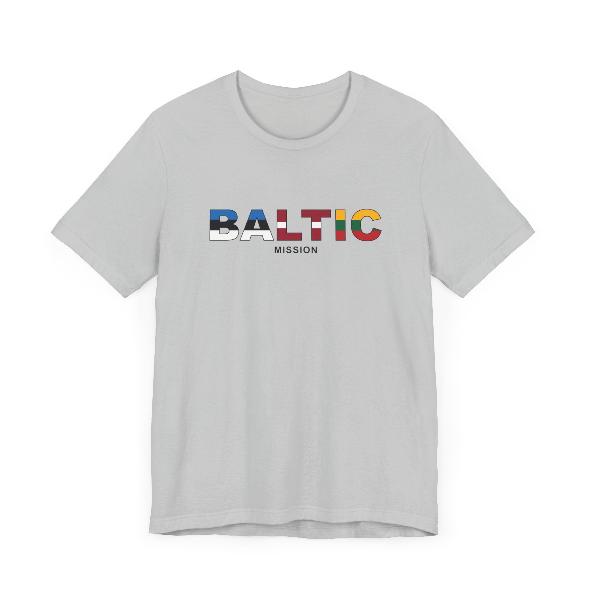 Baltic Mission Flag Title T-shirt - Mission Wishlist - LDS Missionary Gift Store