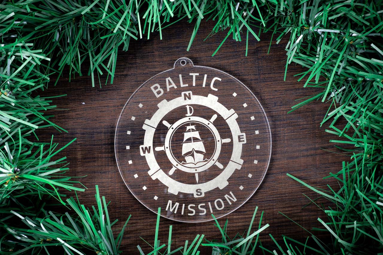 Baltic Mission (Riga) Christmas Ornament - Latter-Day Saint LDS Missionary Gift - Book of Mormon