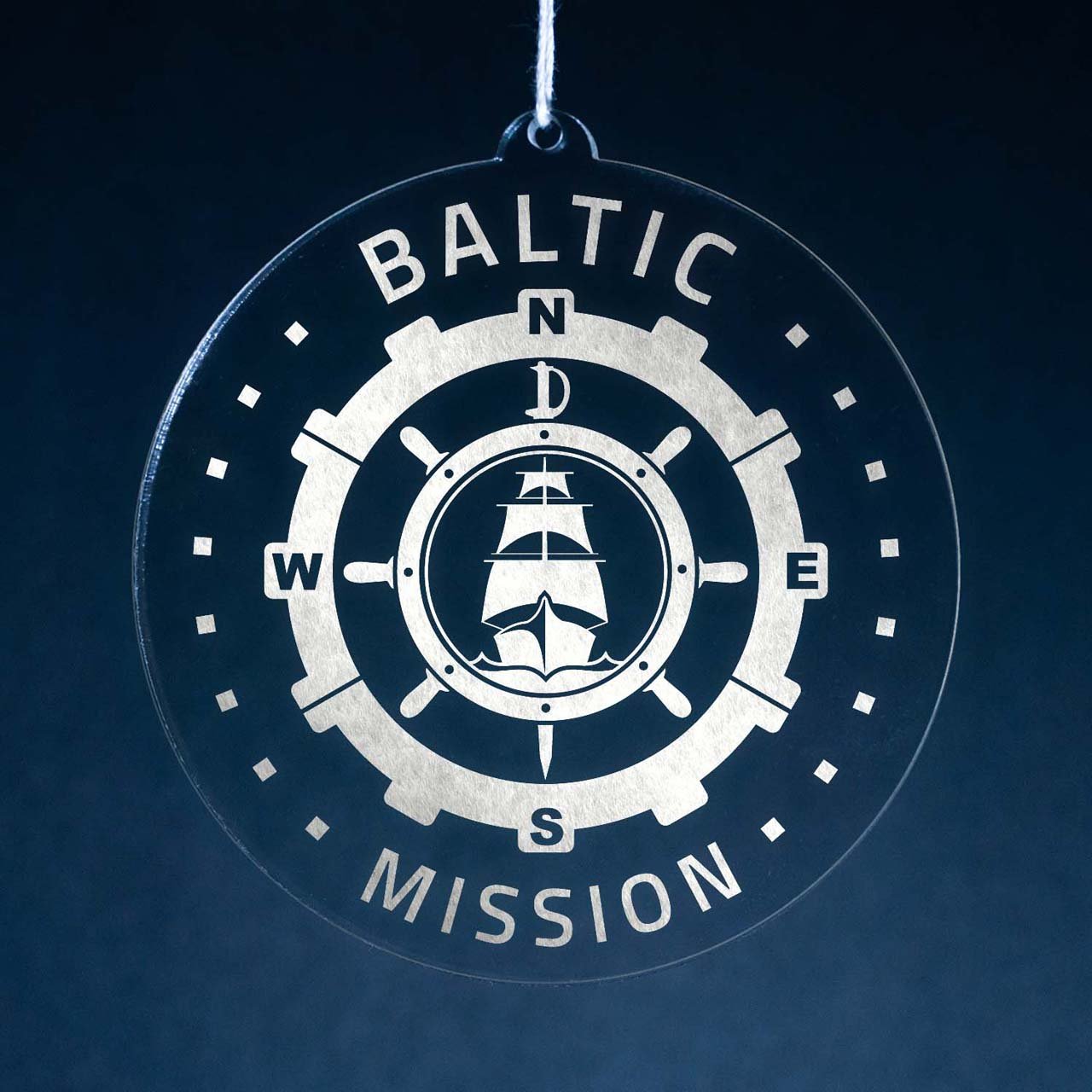 Baltic Mission (Riga) Christmas Ornament - Latter-Day Saint LDS Missionary Gift - Book of Mormon