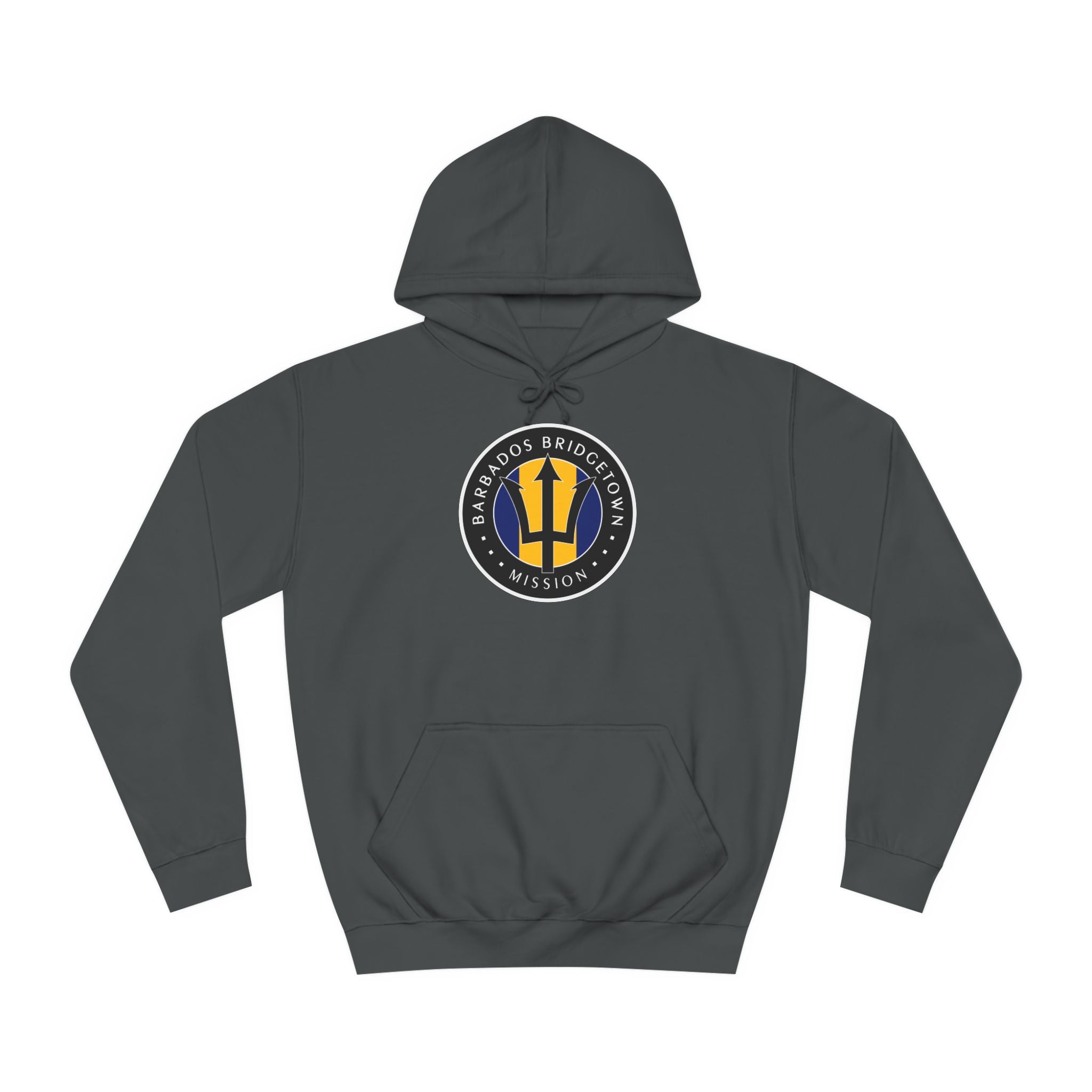 Barbados Bridgetown Mission Flag Logo (Black Border) College Hoodie - Mission Wishlist - LDS Missionary Gift Store