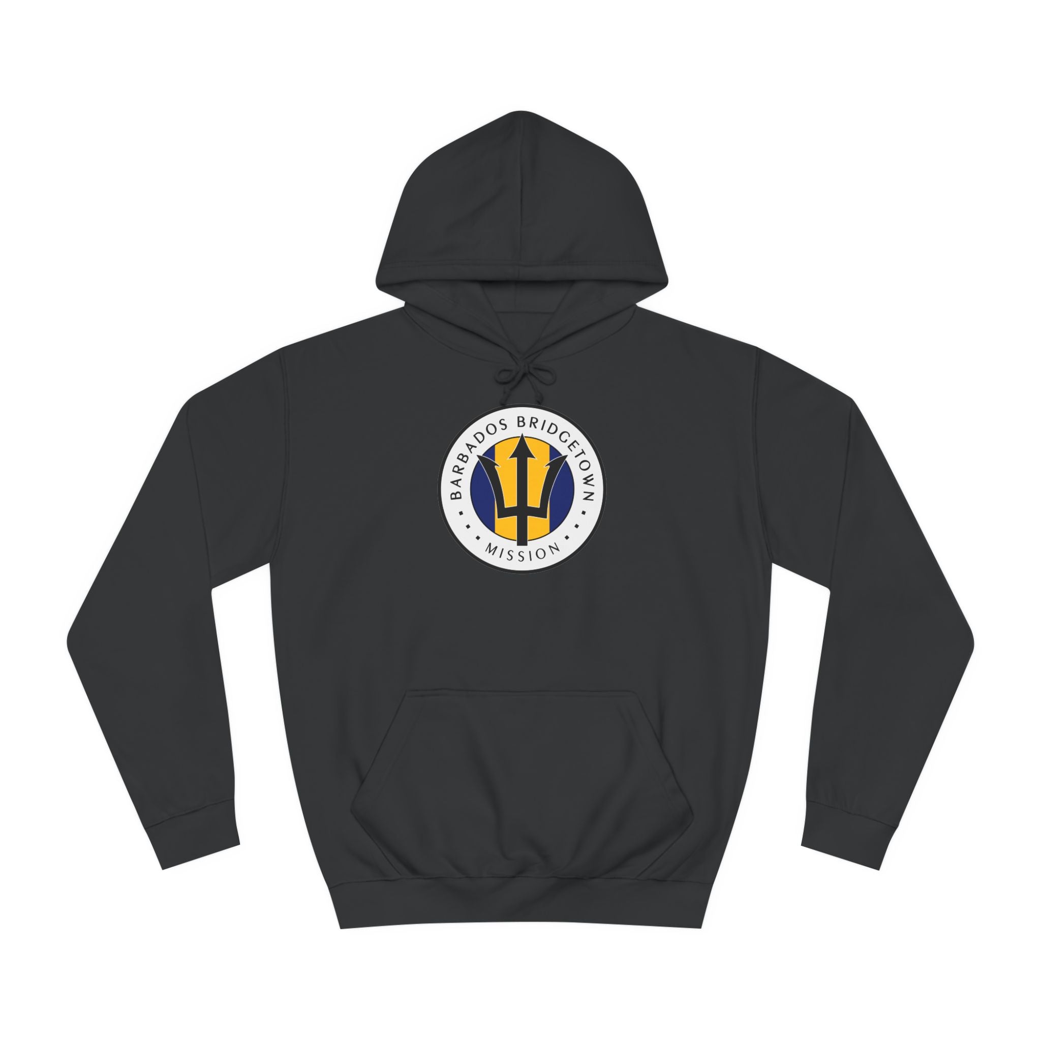Barbados Bridgetown Mission Flag Logo (White Border) College Hoodie - Mission Wishlist - LDS Missionary Gift Store