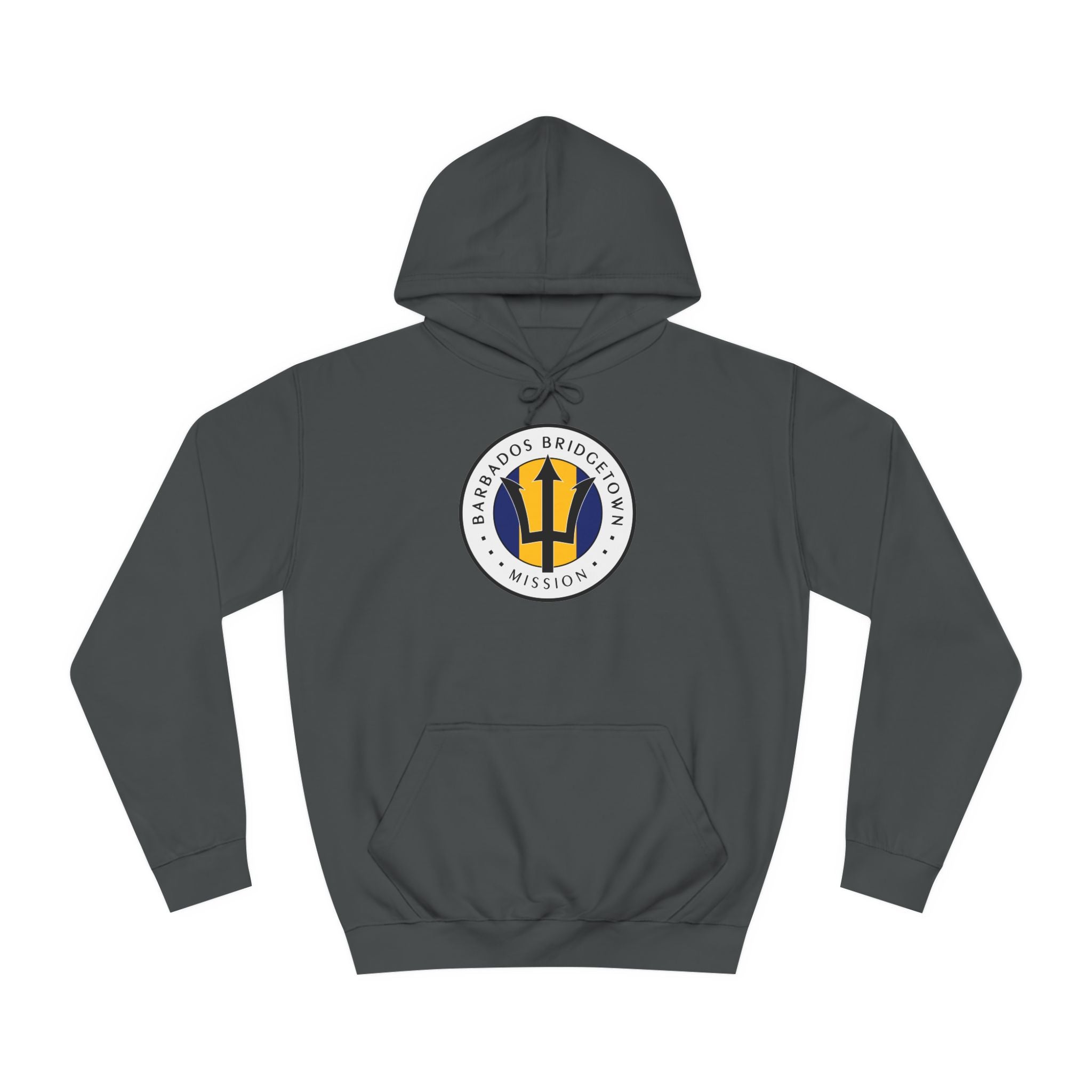 Barbados Bridgetown Mission Flag Logo (White Border) College Hoodie - Mission Wishlist - LDS Missionary Gift Store