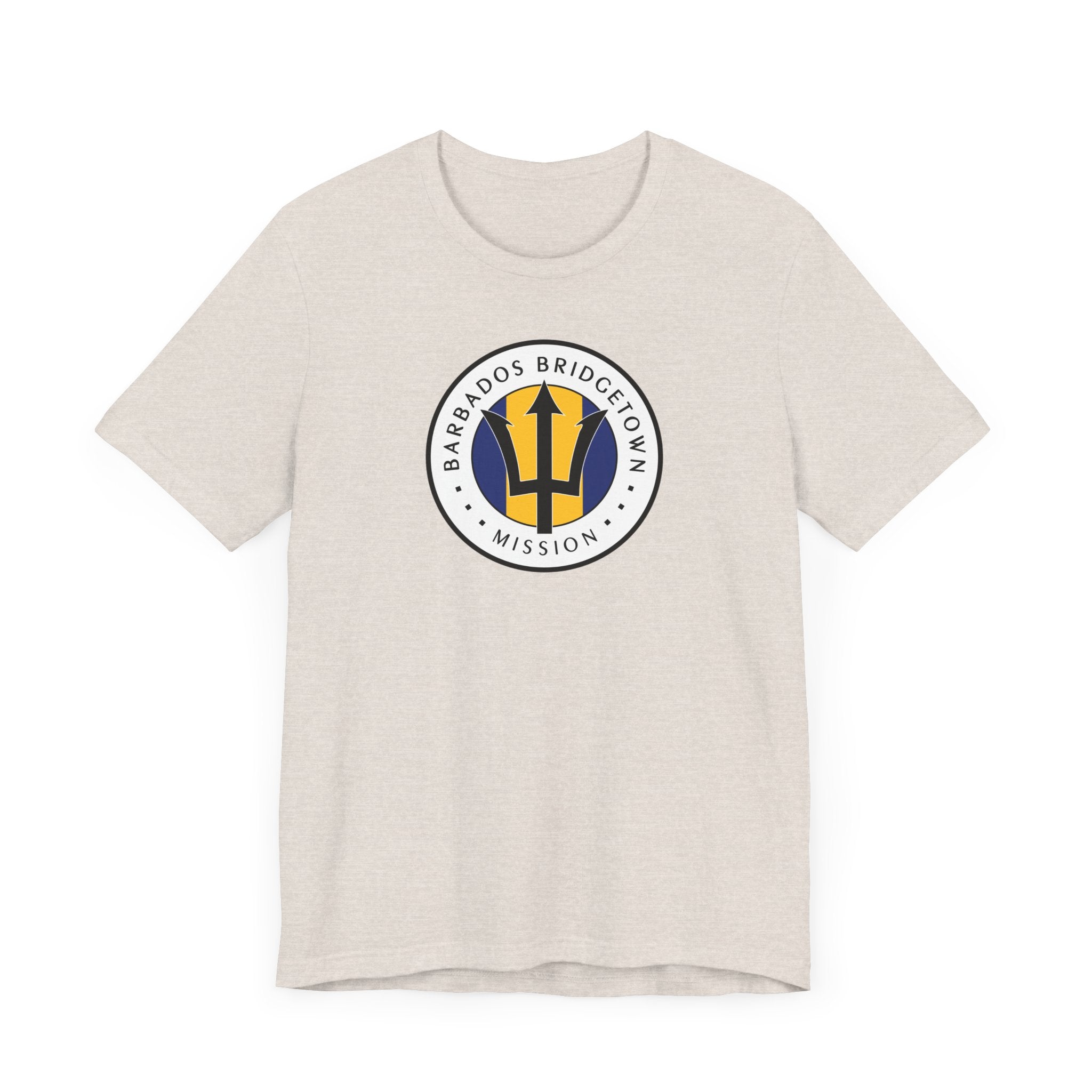 Barbados Bridgetown Mission Flag Logo (White Border) T-shirt - Mission Wishlist - LDS Missionary Gift Store