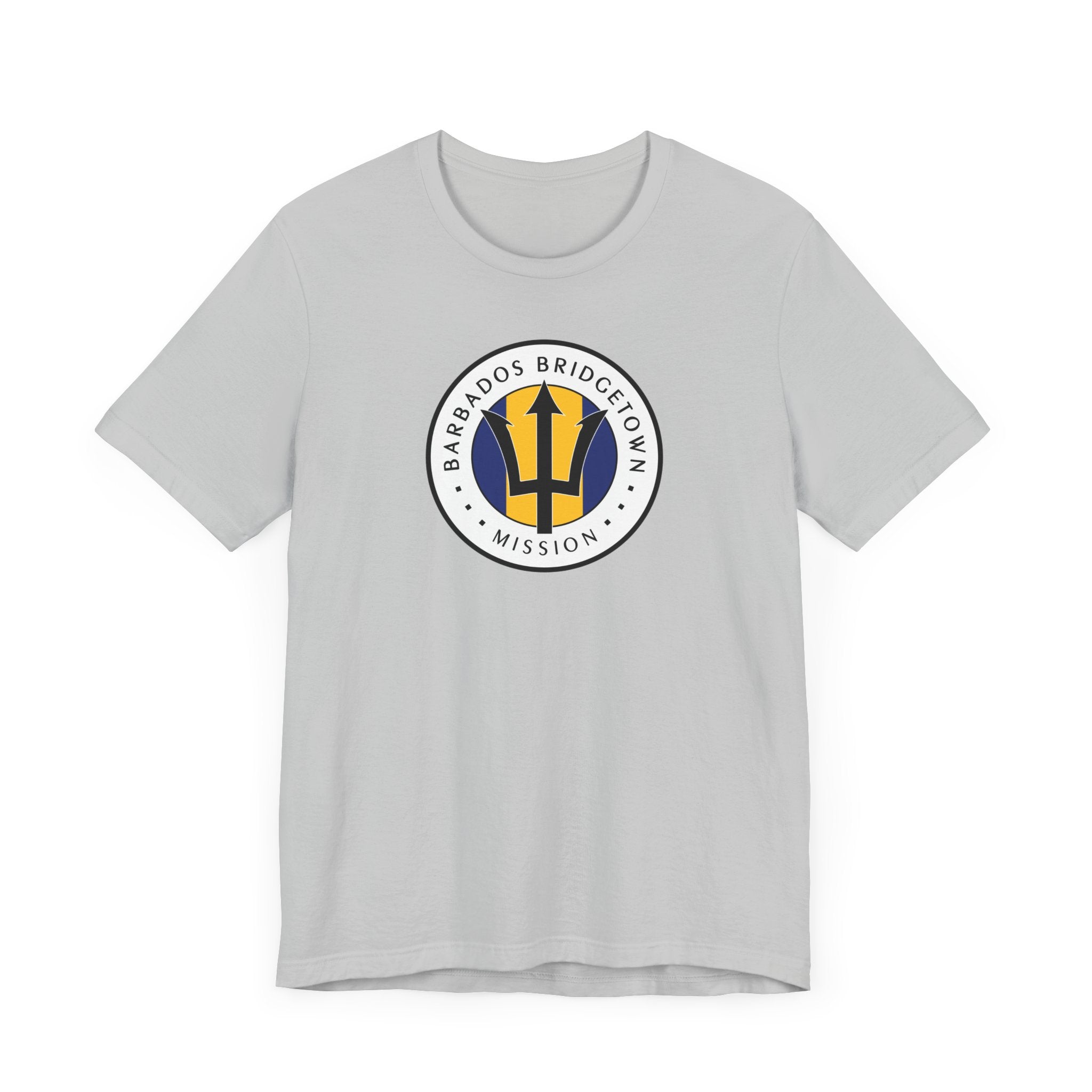 Barbados Bridgetown Mission Flag Logo (White Border) T-shirt - Mission Wishlist - LDS Missionary Gift Store