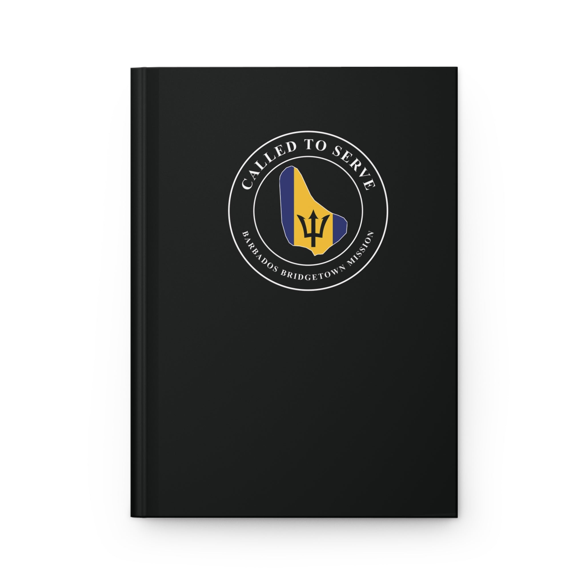 Barbados Bridgetown Mission Flag Map Called to Serve Black Hardcover Journal Matte - Mission Wishlist - LDS Missionary Gift Store