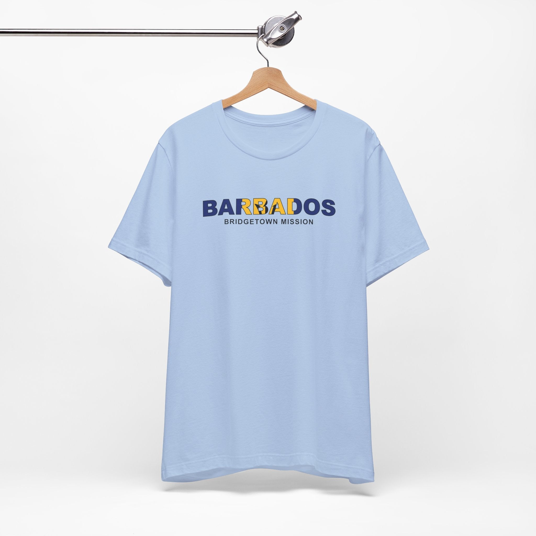 Barbados Bridgetown Mission Flag Title T-shirt - Mission Wishlist - LDS Missionary Gift Store