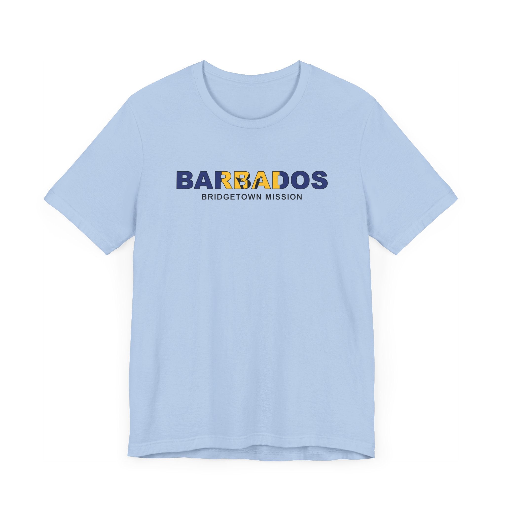 Barbados Bridgetown Mission Flag Title T-shirt - Mission Wishlist - LDS Missionary Gift Store