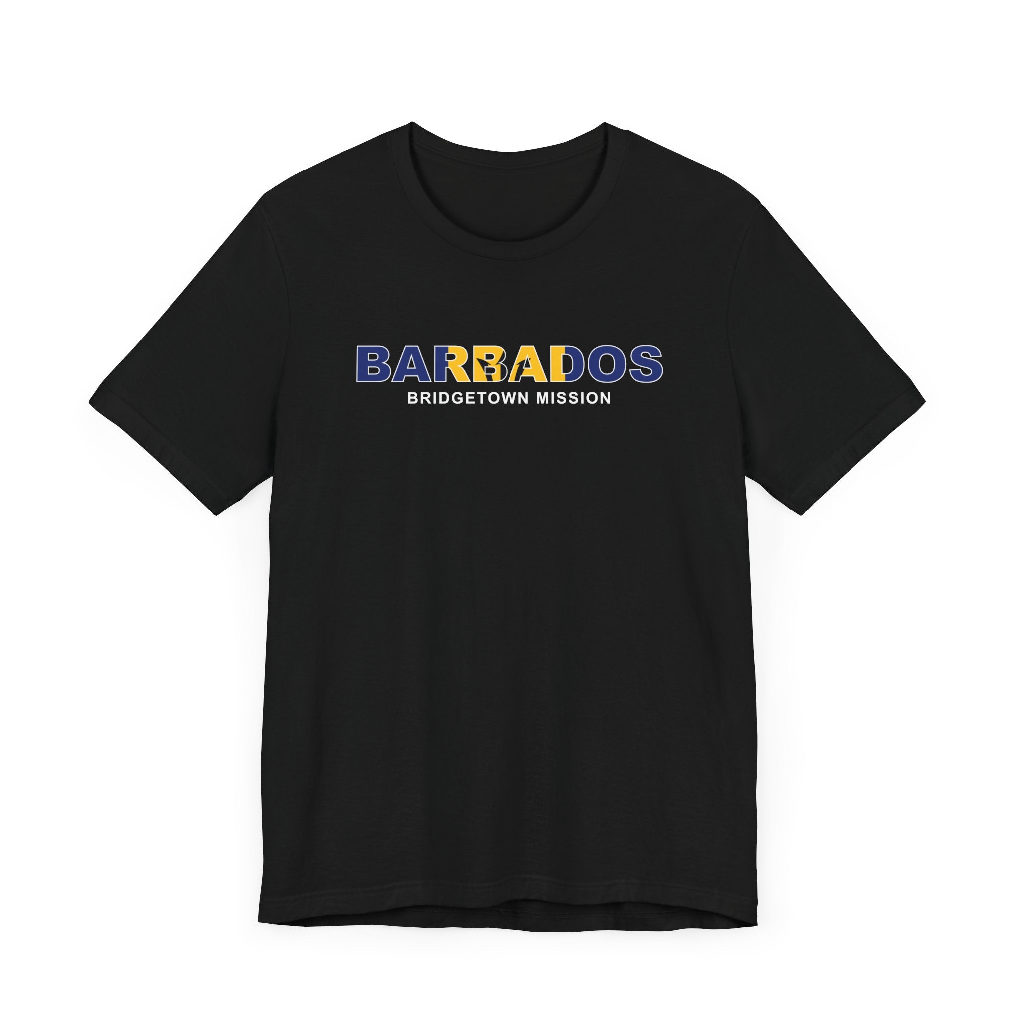Barbados Bridgetown Mission Flag Title T-shirt - Mission Wishlist - LDS Missionary Gift Store