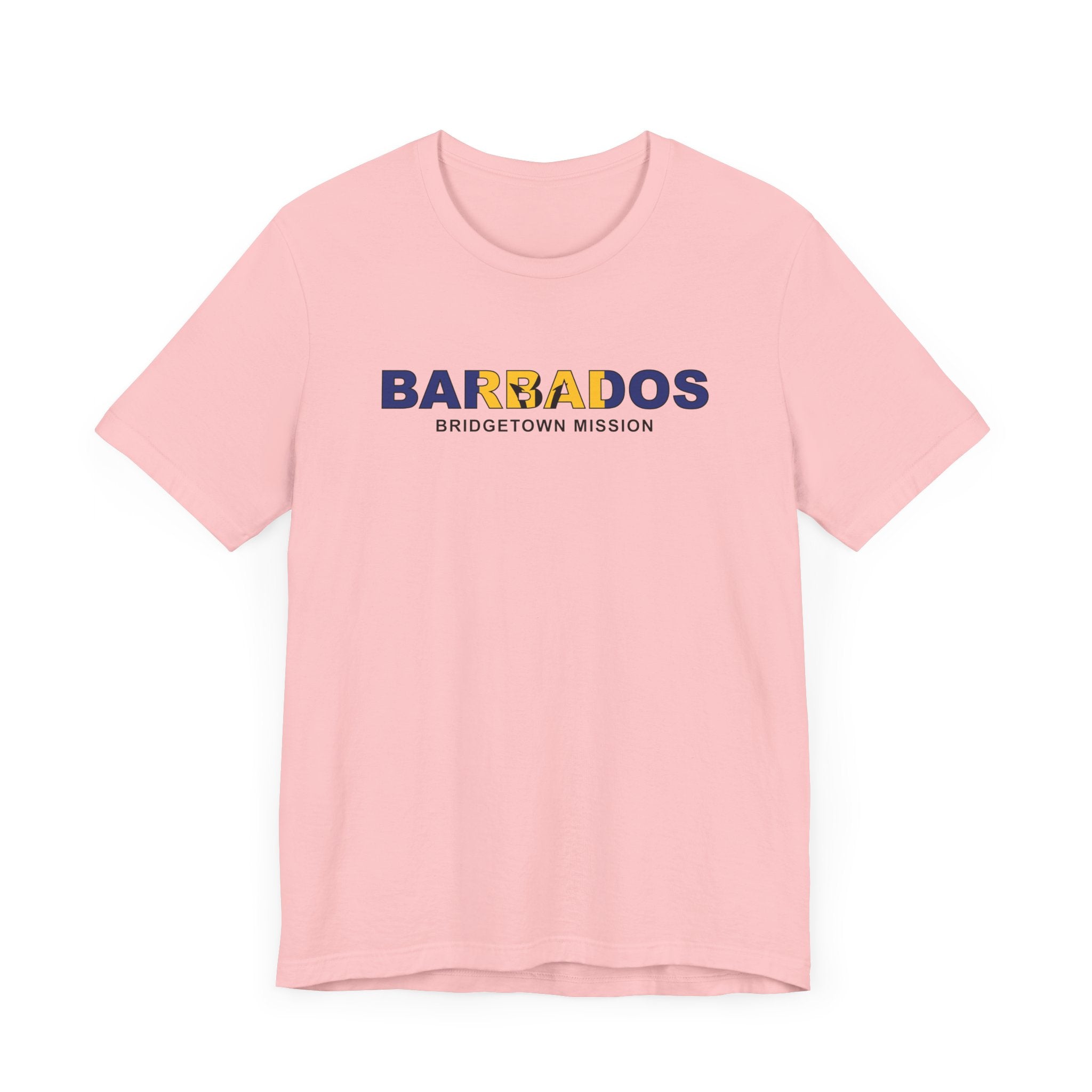 Barbados Bridgetown Mission Flag Title T-shirt - Mission Wishlist - LDS Missionary Gift Store