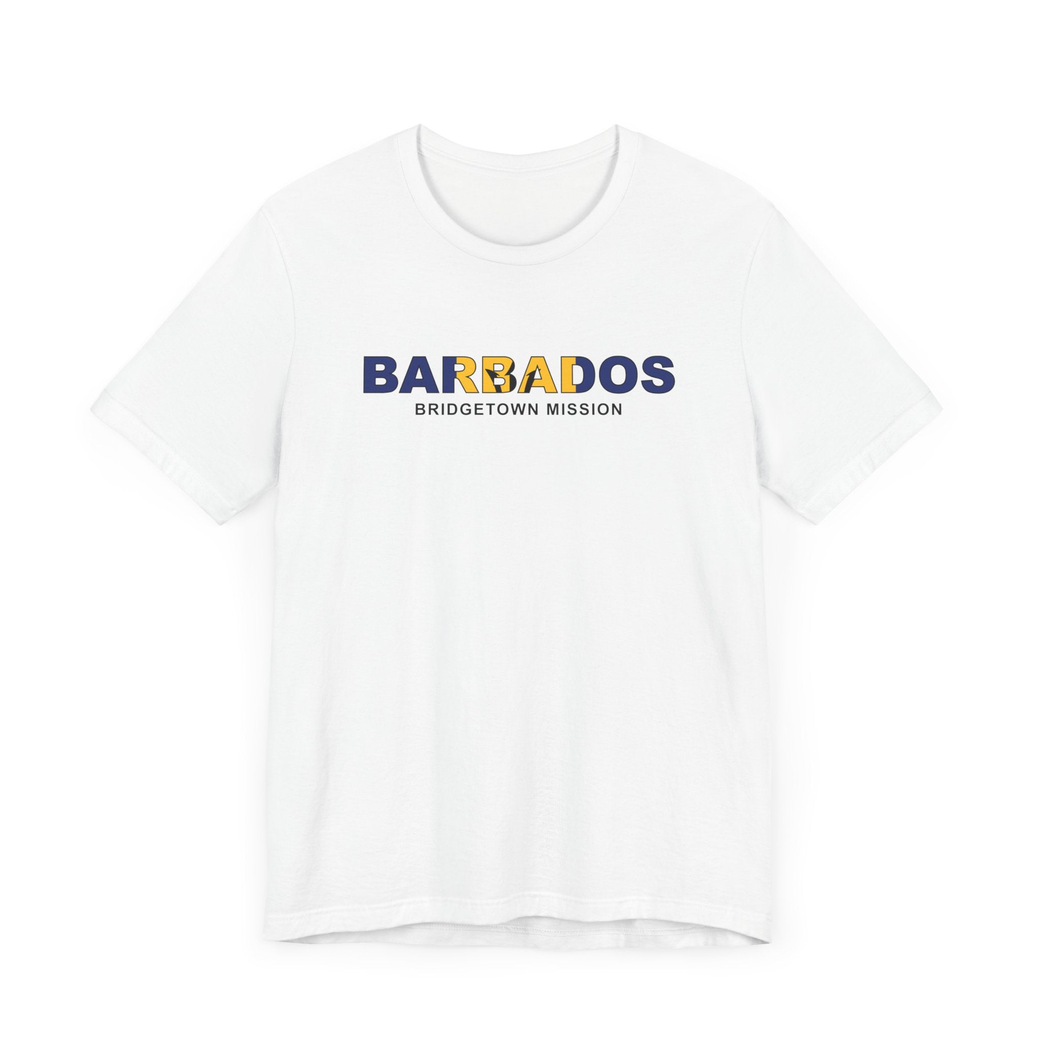 Barbados Bridgetown Mission Flag Title T-shirt - Mission Wishlist - LDS Missionary Gift Store