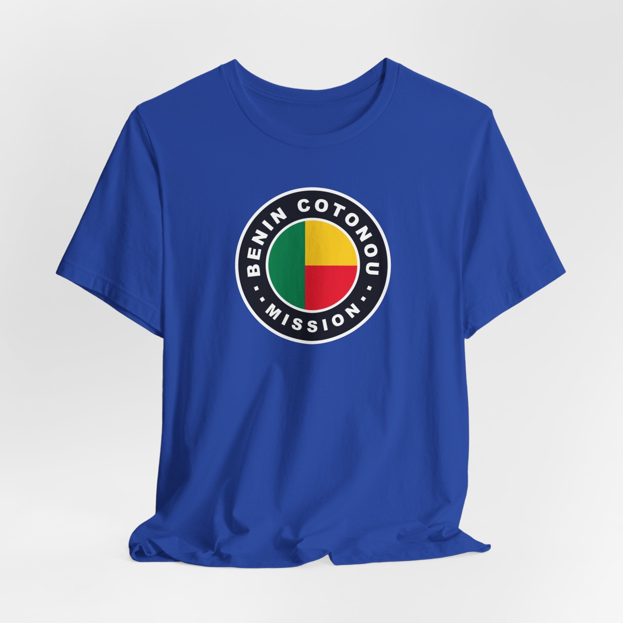 Benin Cotonou Mission Flag Logo (Black Border) T-shirt - Mission Wishlist - LDS Missionary Gift Store
