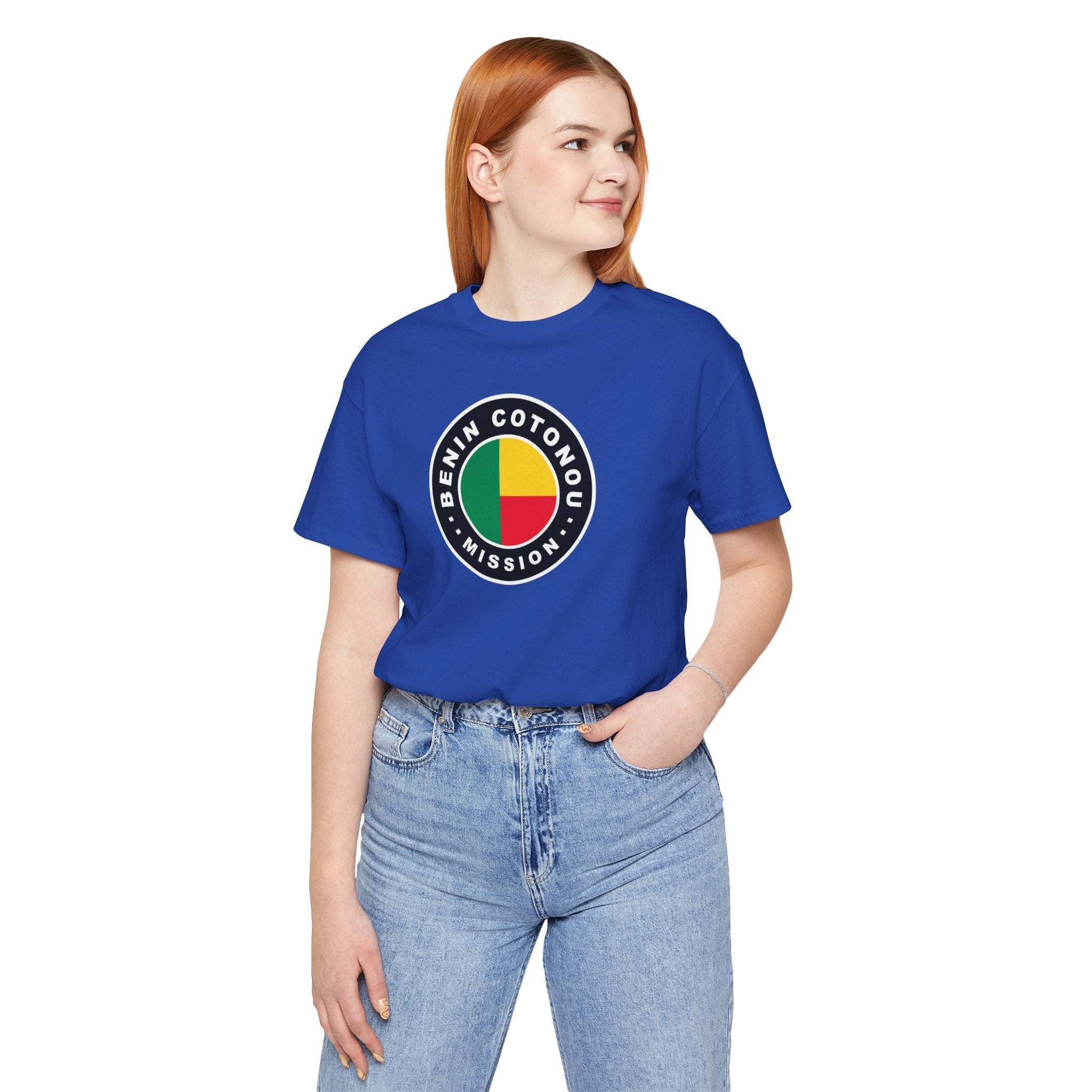 Benin Cotonou Mission Flag Logo (Black Border) T-shirt - Mission Wishlist - LDS Missionary Gift Store