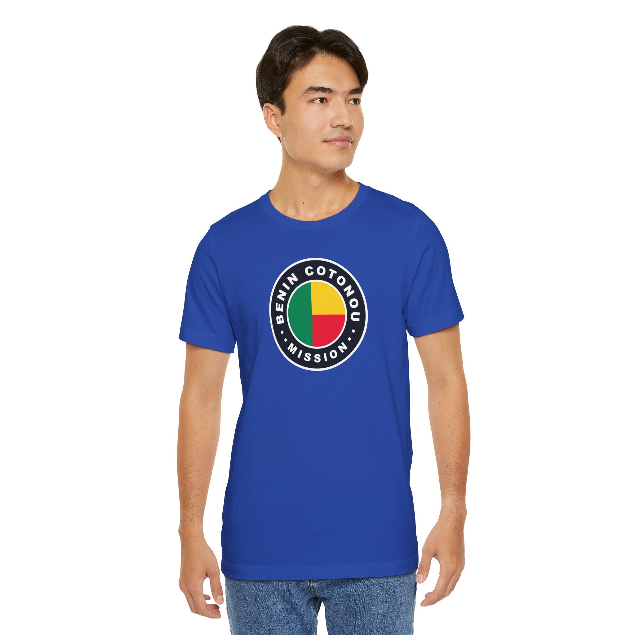 Benin Cotonou Mission Flag Logo (Black Border) T-shirt - Mission Wishlist - LDS Missionary Gift Store