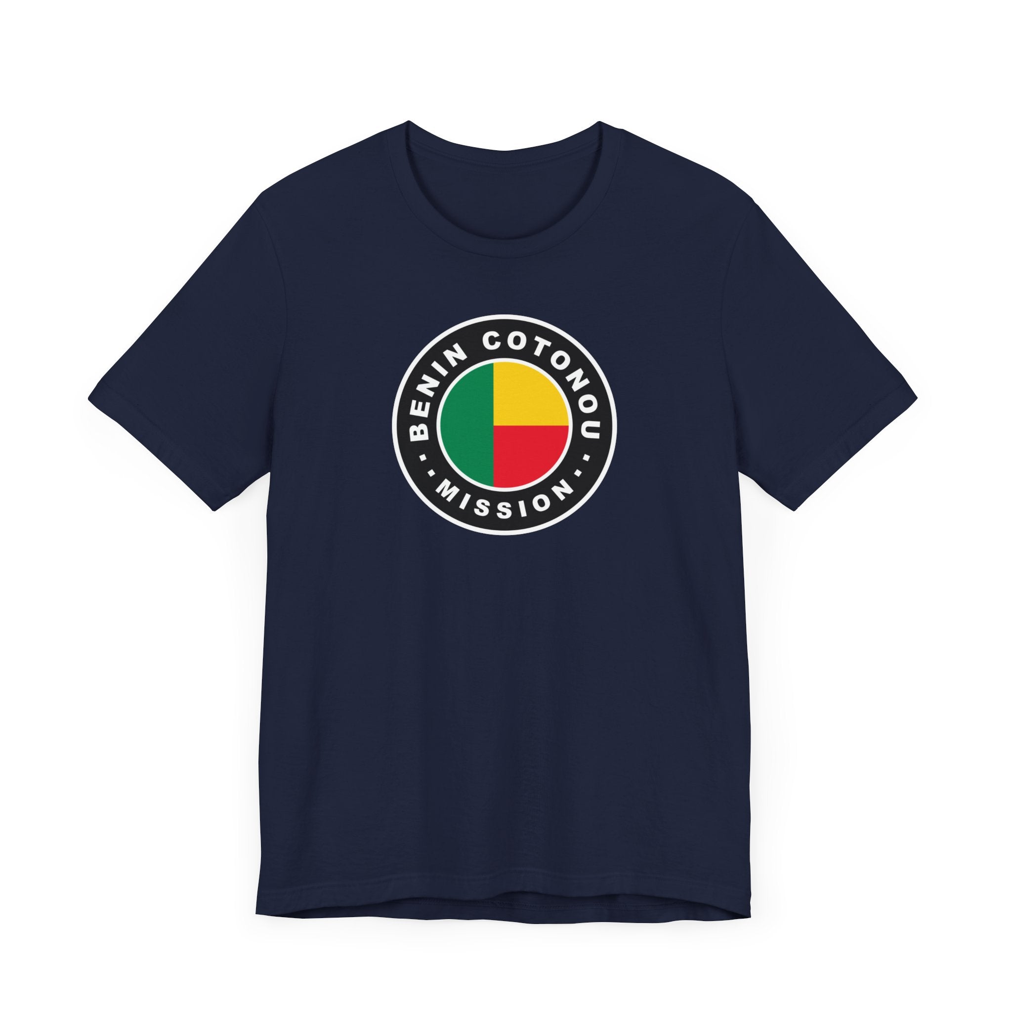 Benin Cotonou Mission Flag Logo (Black Border) T-shirt - Mission Wishlist - LDS Missionary Gift Store