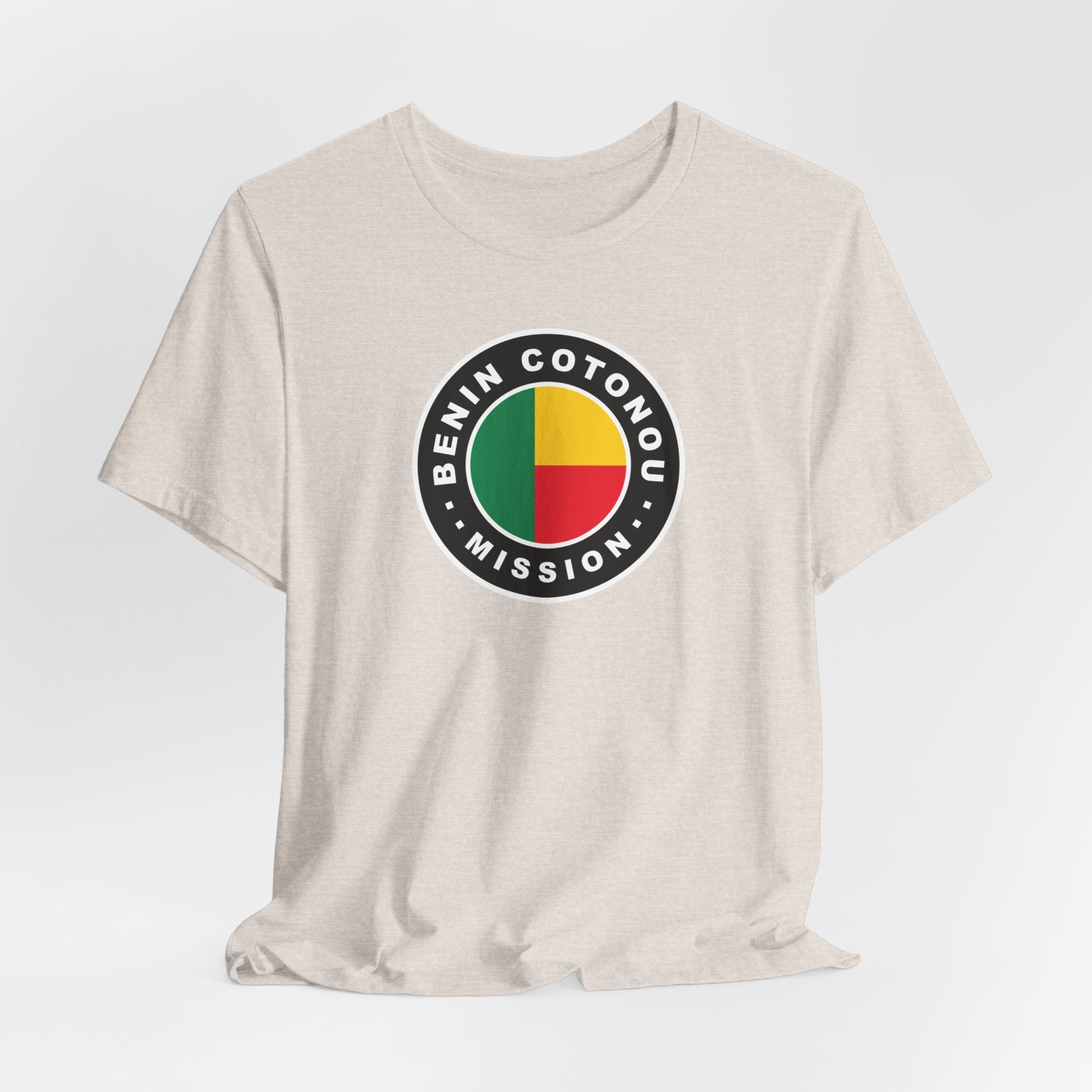 Benin Cotonou Mission Flag Logo (Black Border) T-shirt - Mission Wishlist - LDS Missionary Gift Store