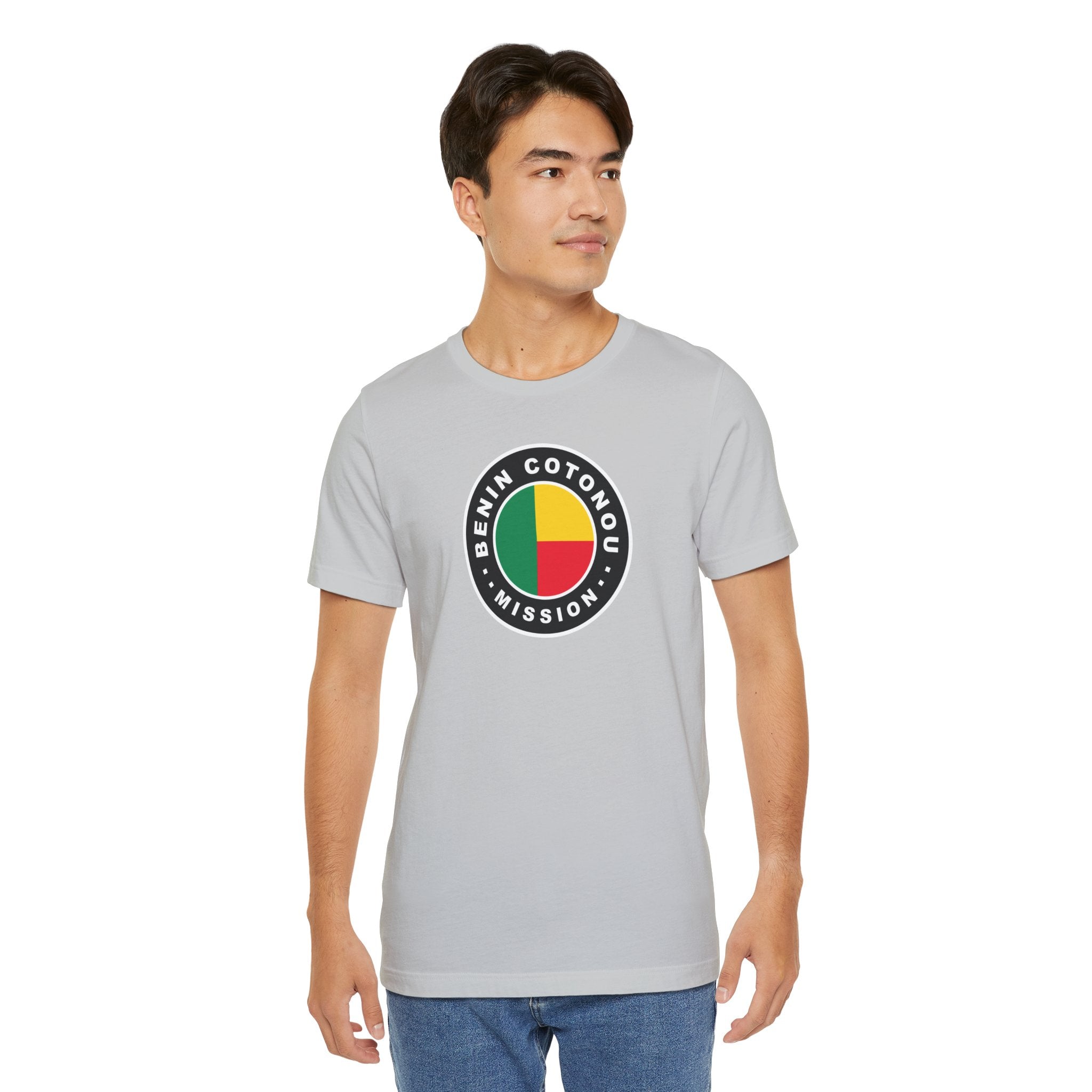 Benin Cotonou Mission Flag Logo (Black Border) T-shirt - Mission Wishlist - LDS Missionary Gift Store