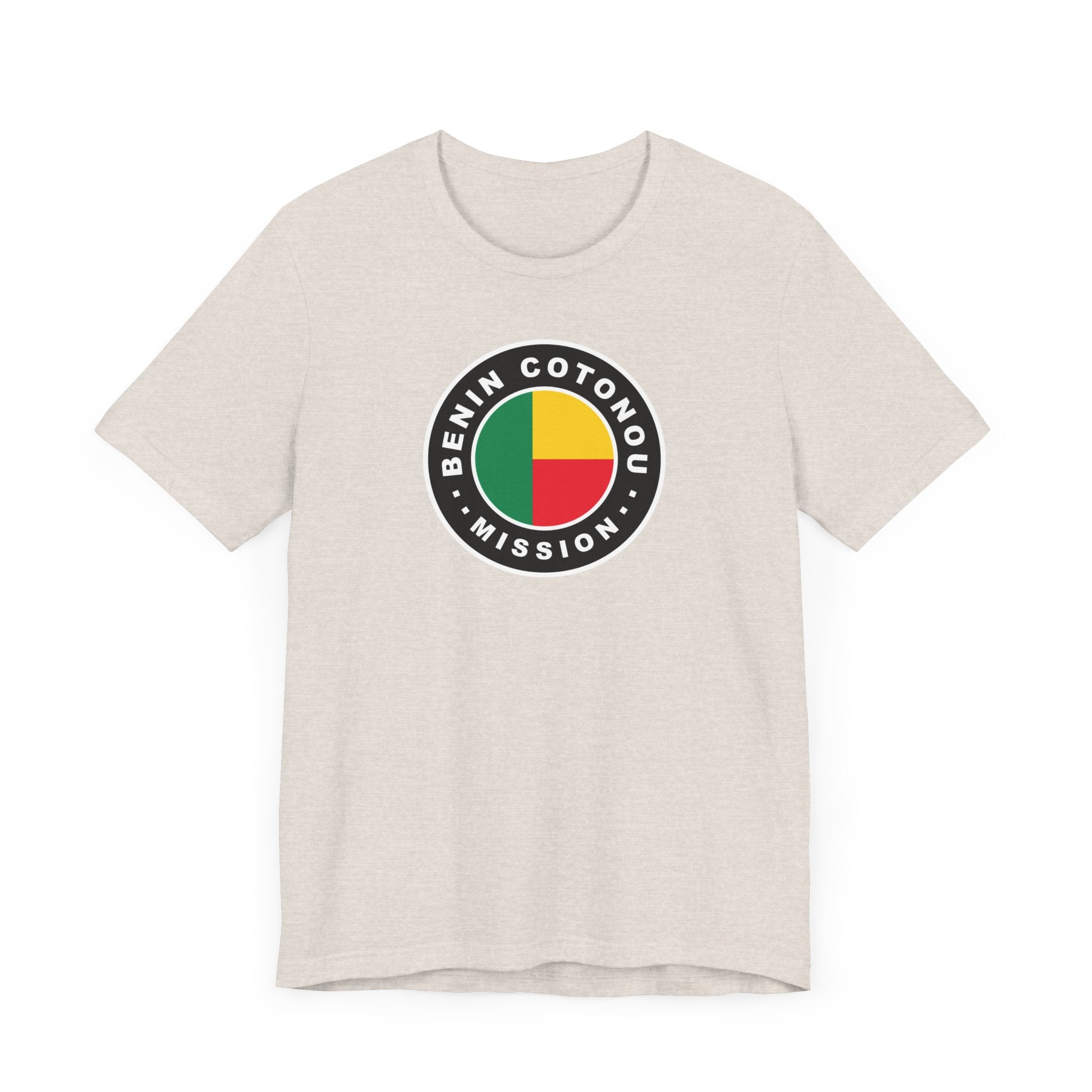 Benin Cotonou Mission Flag Logo (Black Border) T-shirt - Mission Wishlist - LDS Missionary Gift Store