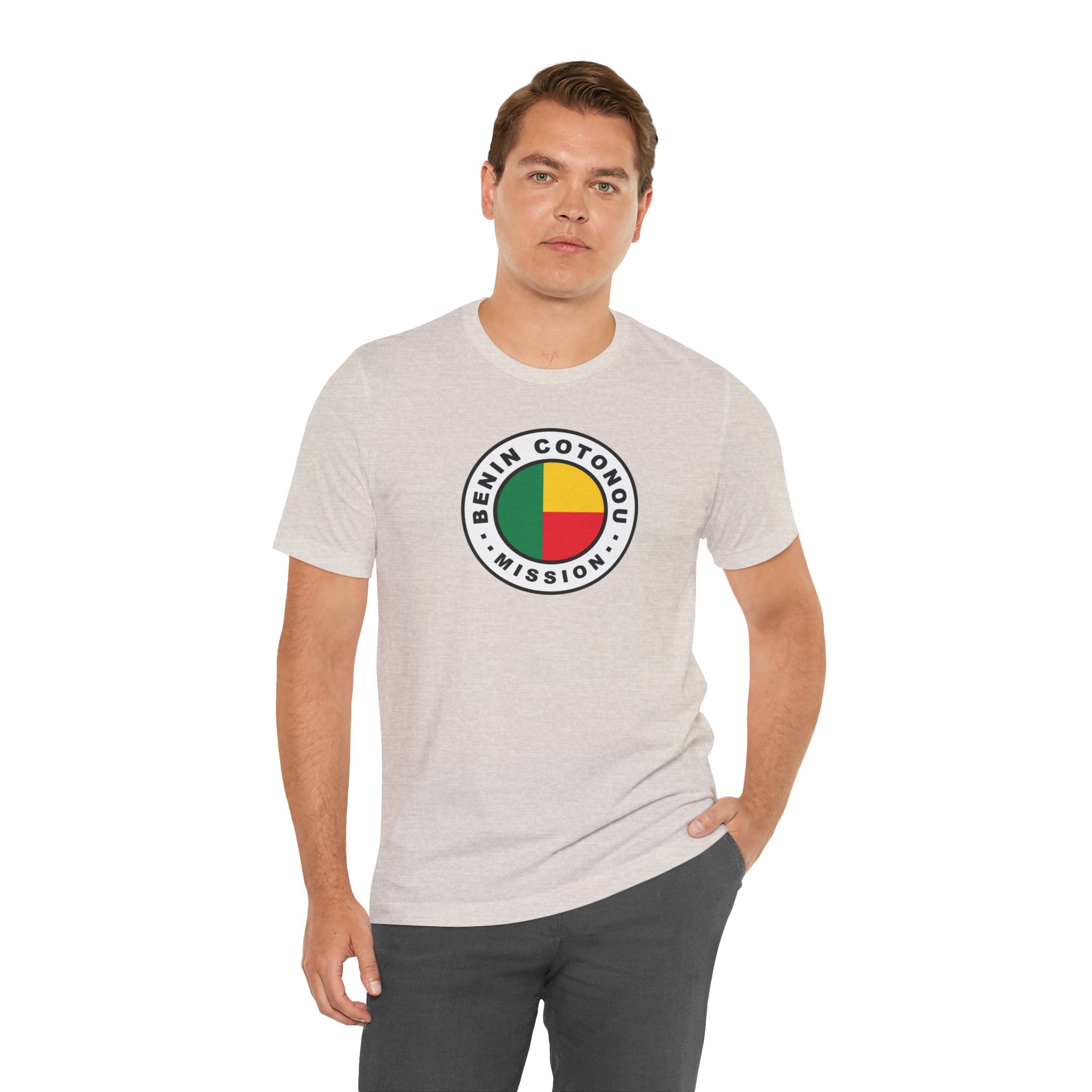 Benin Cotonou Mission Flag Logo (White Border) T-shirt - Mission Wishlist - LDS Missionary Gift Store