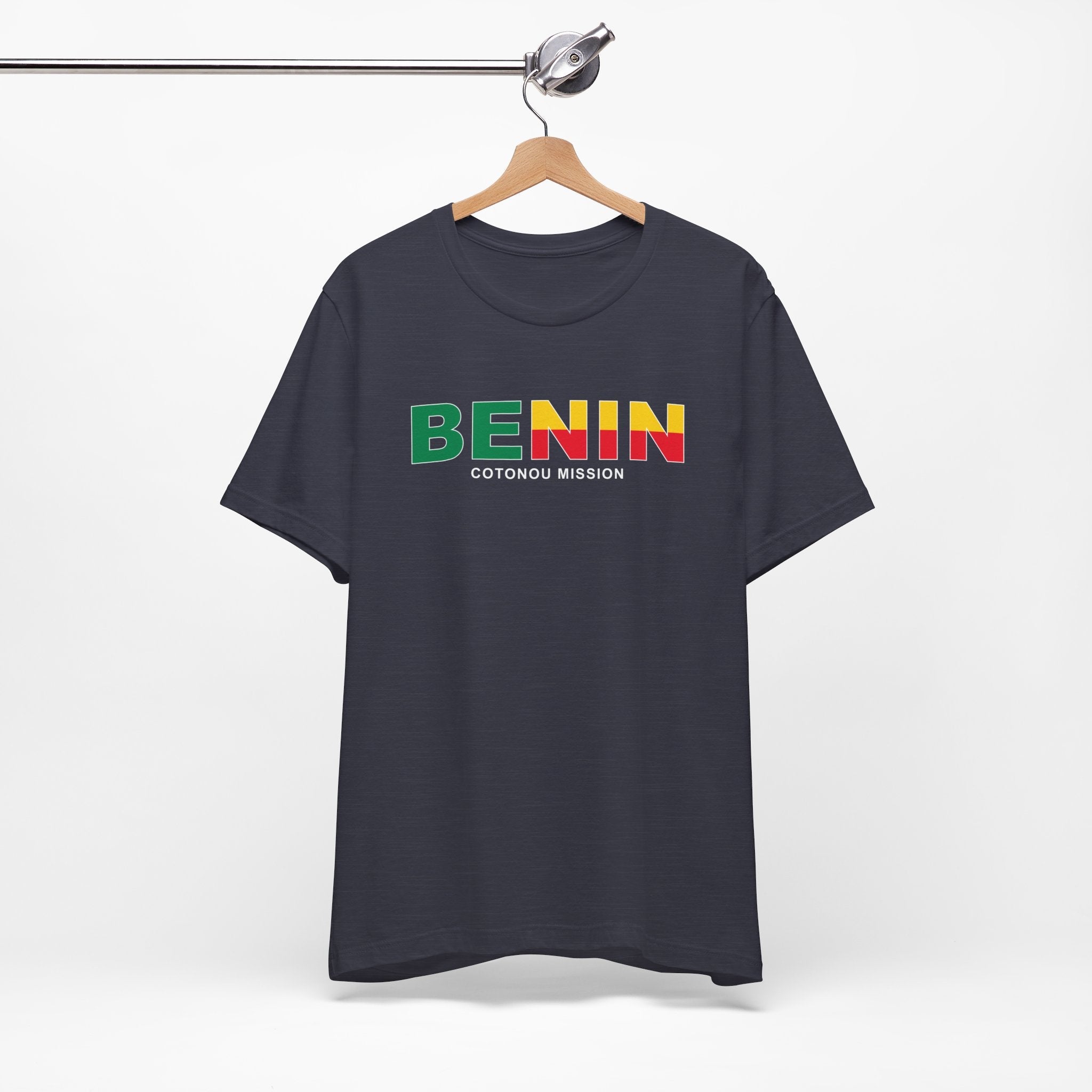 Benin Cotonou Mission Flag Title T-shirt - Mission Wishlist - LDS Missionary Gift Store