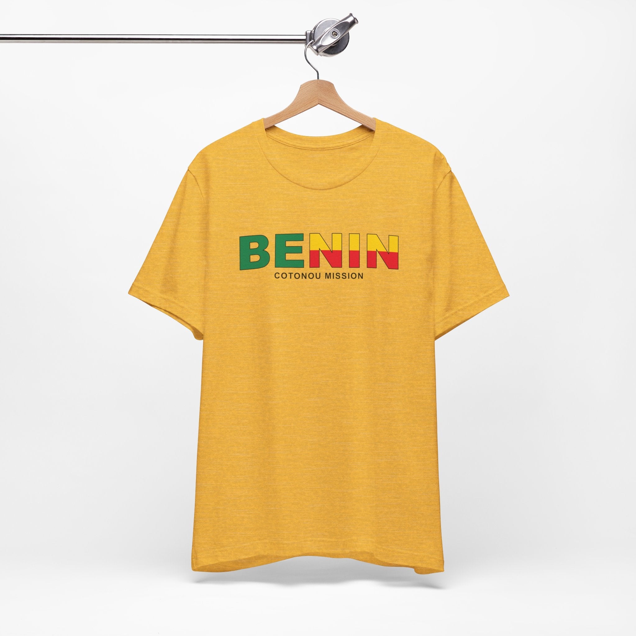 Benin Cotonou Mission Flag Title T-shirt - Mission Wishlist - LDS Missionary Gift Store