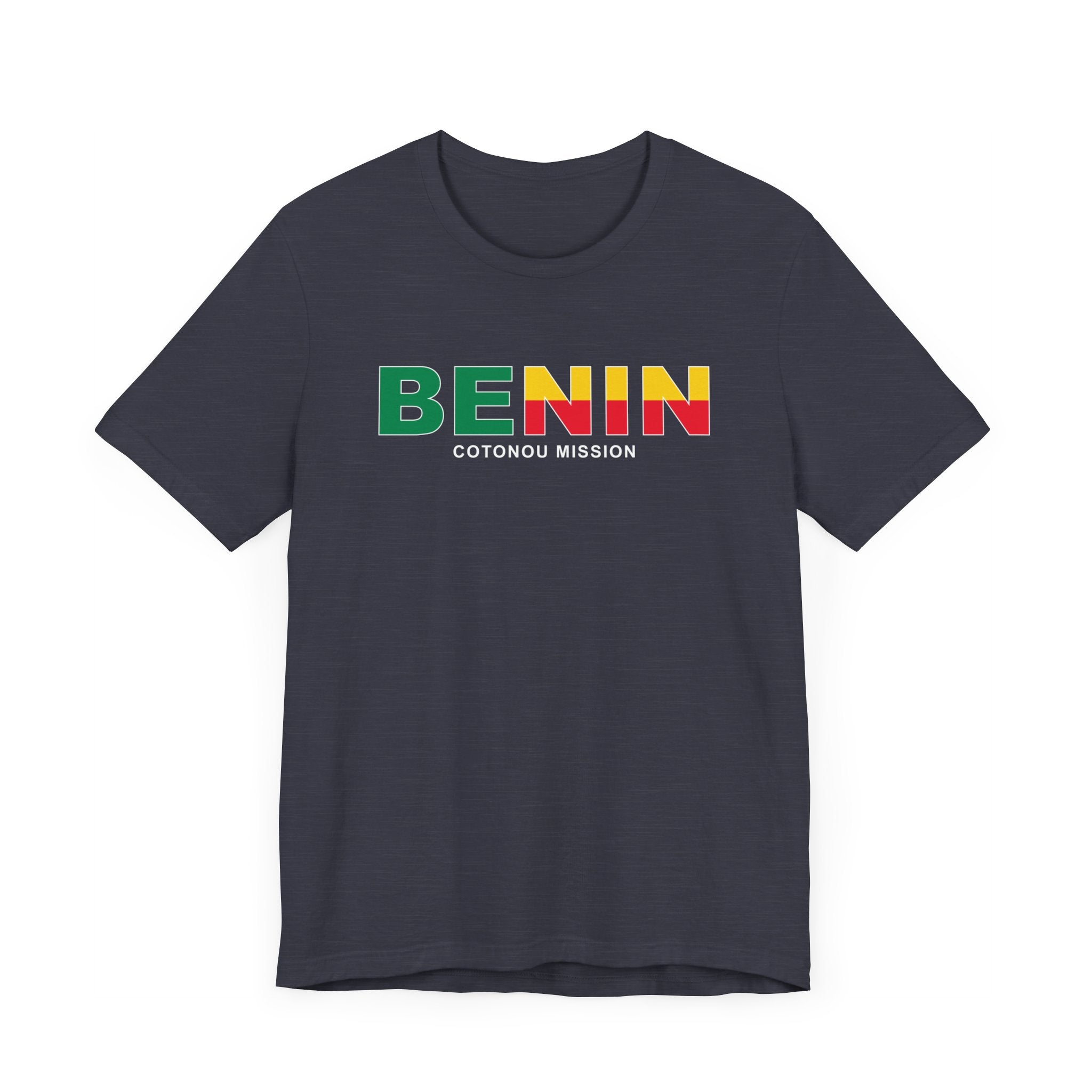 Benin Cotonou Mission Flag Title T-shirt - Mission Wishlist - LDS Missionary Gift Store
