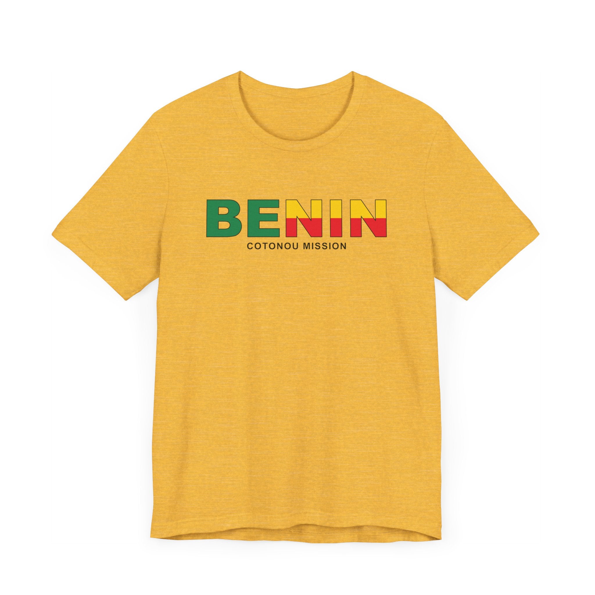 Benin Cotonou Mission Flag Title T-shirt - Mission Wishlist - LDS Missionary Gift Store