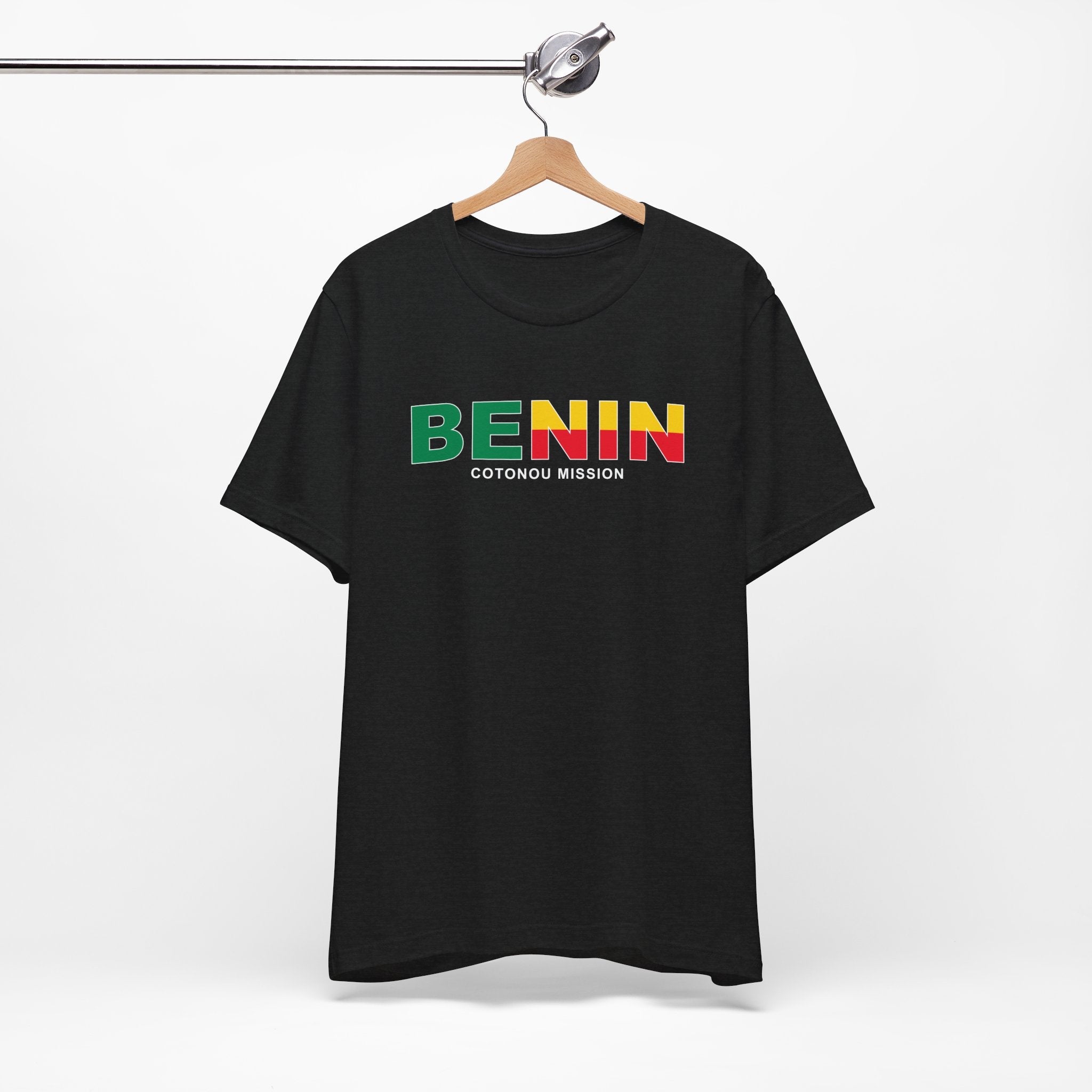 Benin Cotonou Mission Flag Title T-shirt - Mission Wishlist - LDS Missionary Gift Store