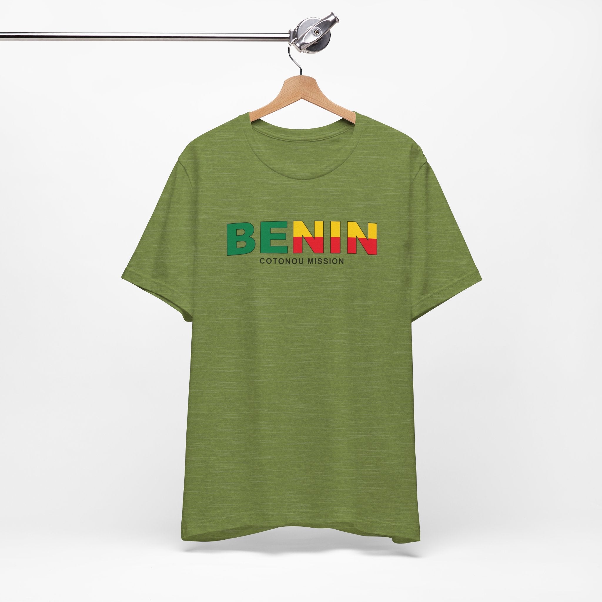 Benin Cotonou Mission Flag Title T-shirt - Mission Wishlist - LDS Missionary Gift Store