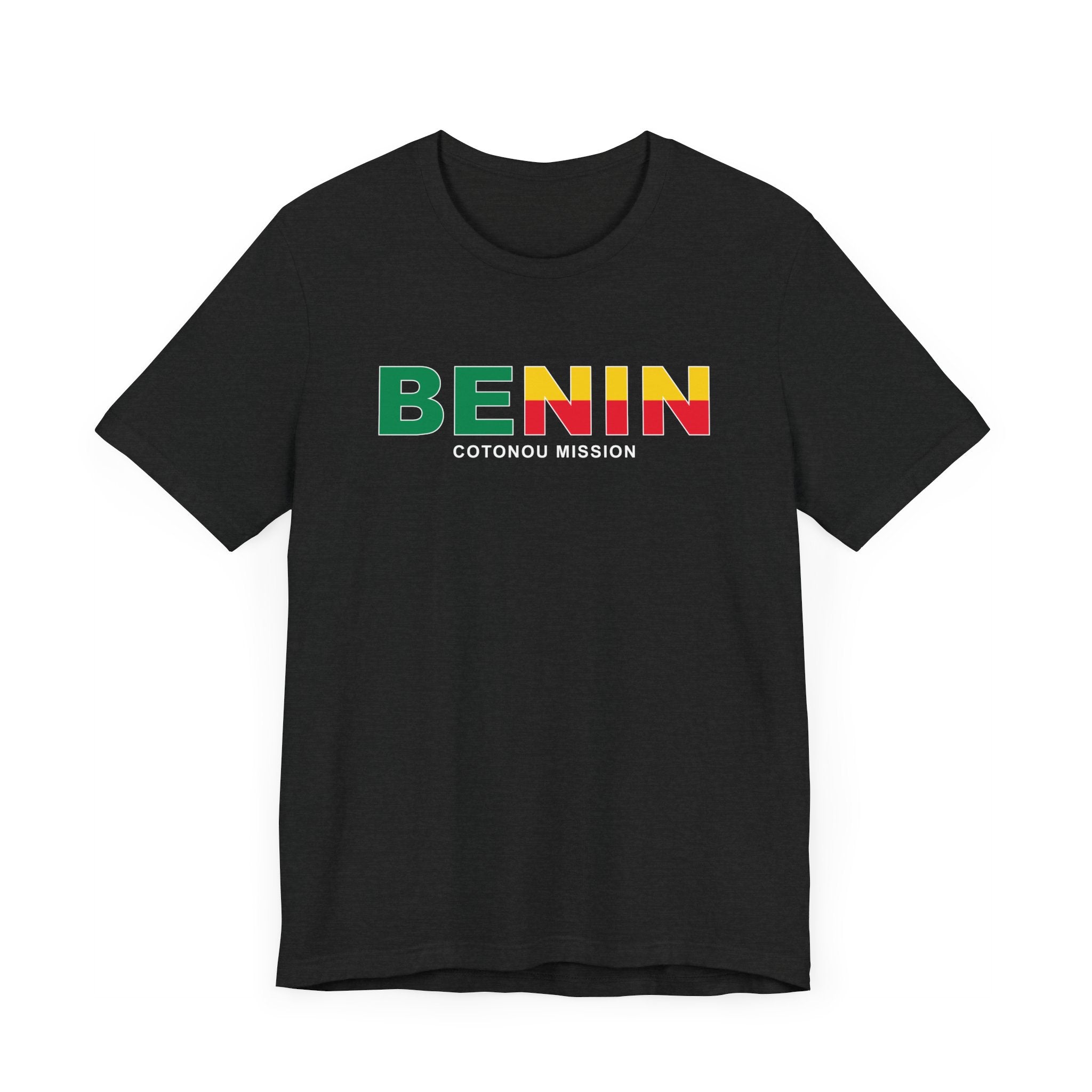 Benin Cotonou Mission Flag Title T-shirt - Mission Wishlist - LDS Missionary Gift Store