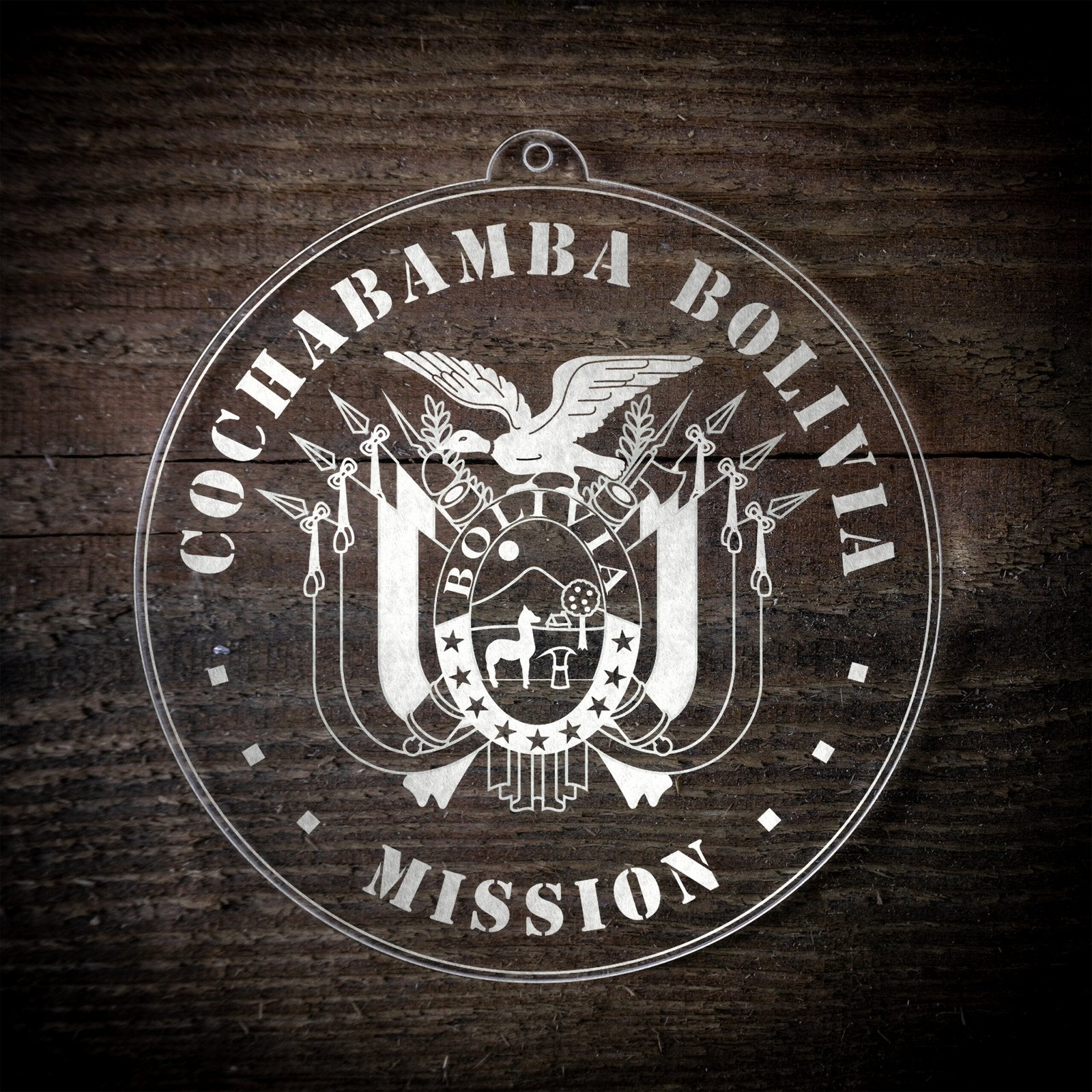 Bolivia Cochabamba Mission Christmas Ornament - Latter-Day Saint LDS Missionary Gift - Book of Mormon