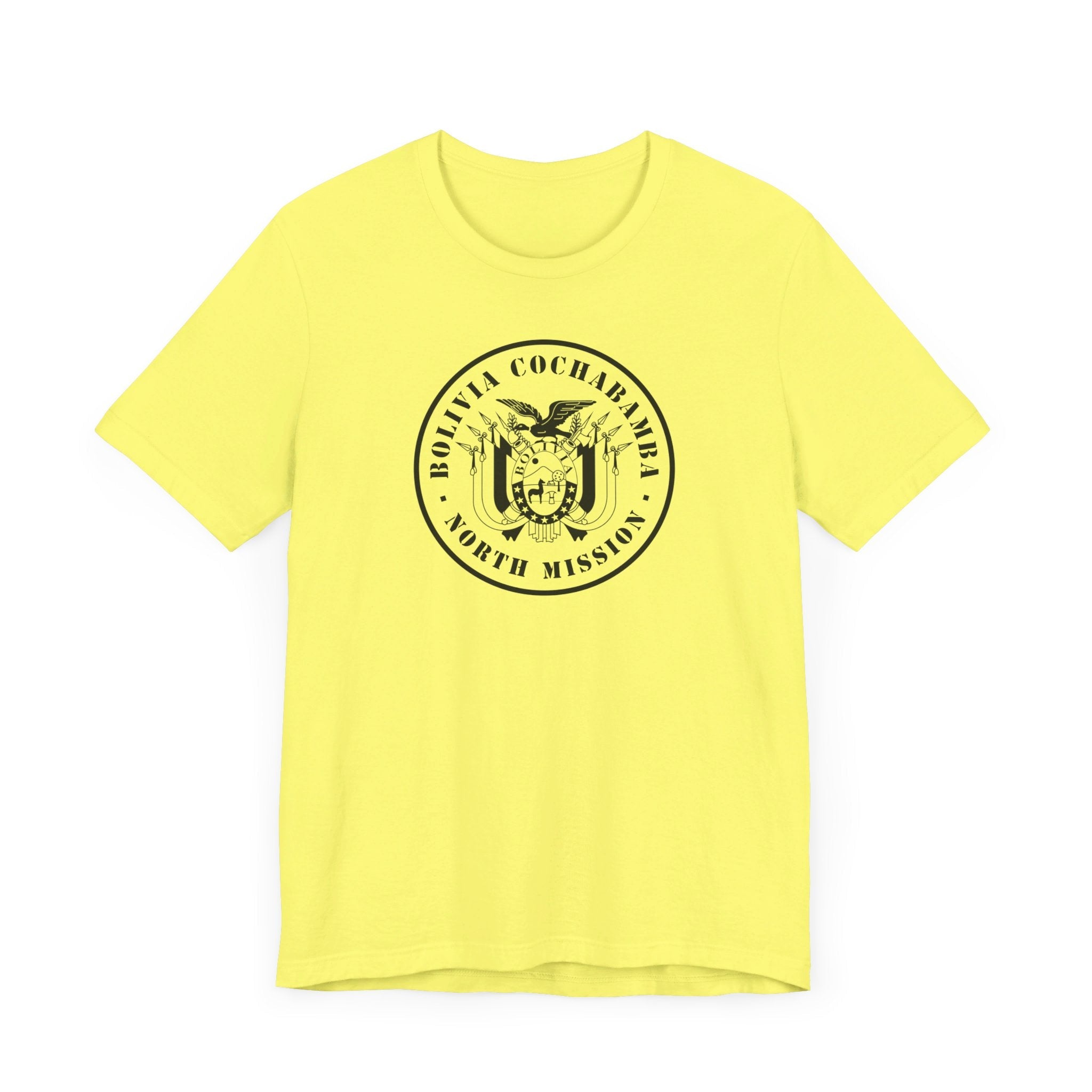 Bolivia Cochabamba North Mission Circular Monochrome Logo T-Shirt - Mission Wishlist - LDS Missionary Gift Store