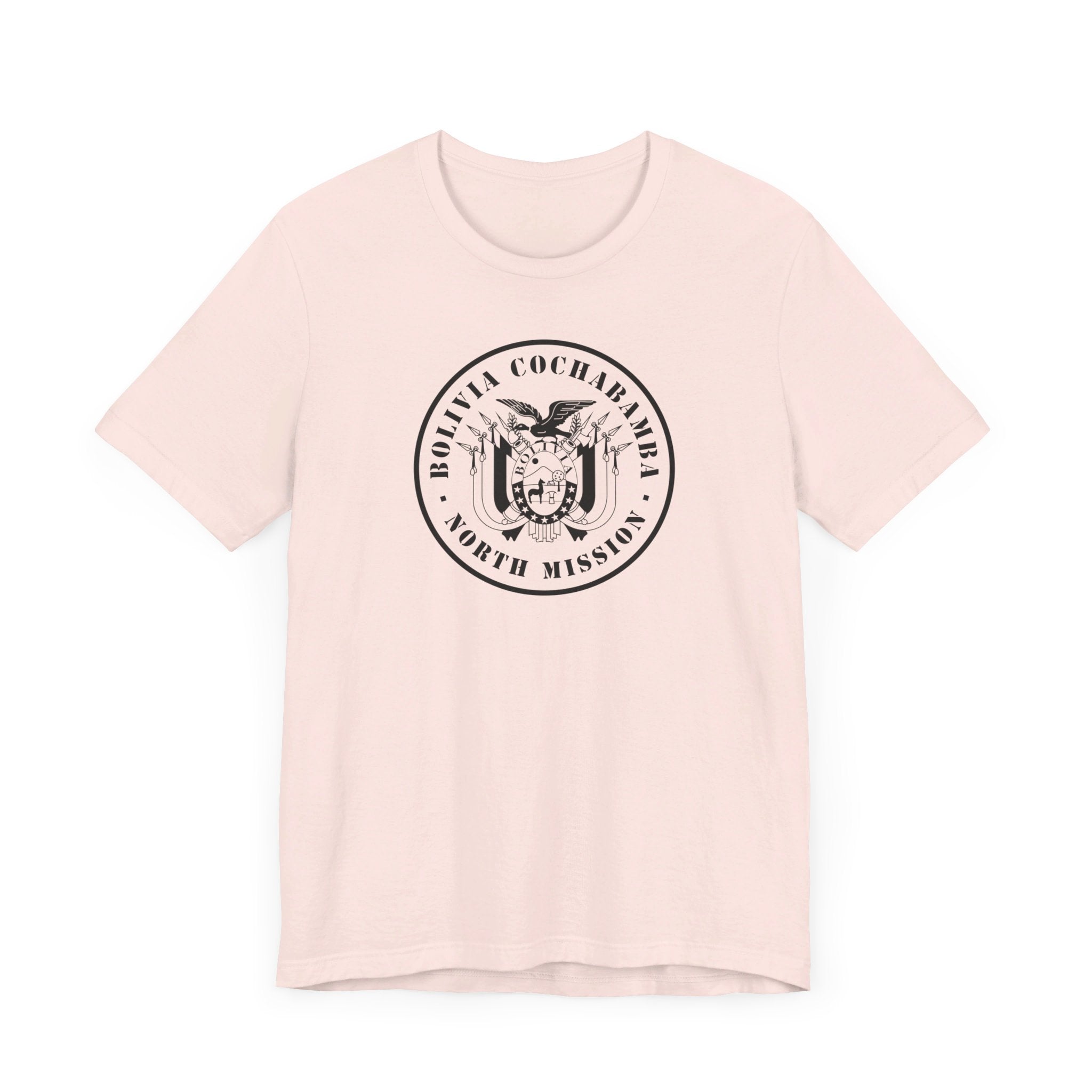 Bolivia Cochabamba North Mission Circular Monochrome Logo T-Shirt - Mission Wishlist - LDS Missionary Gift Store