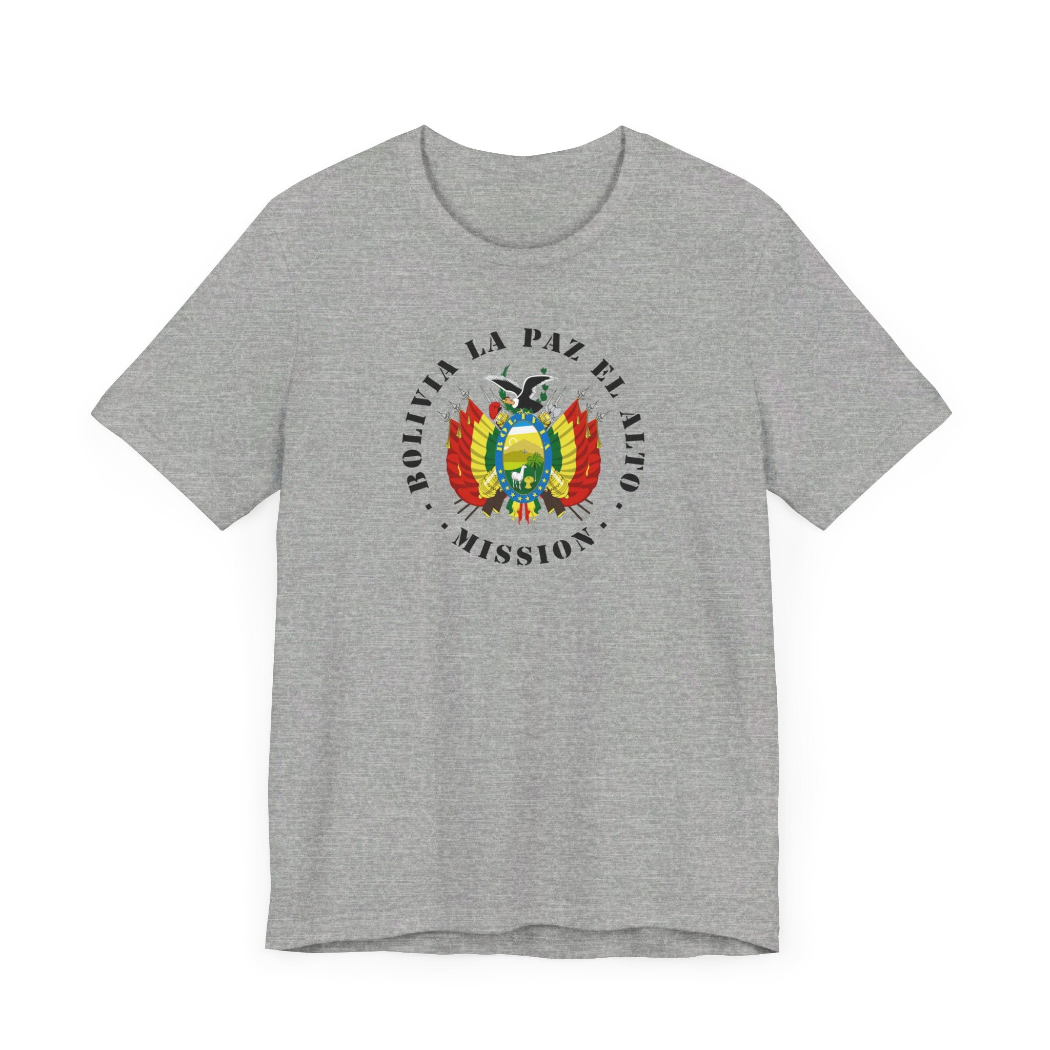 Bolivia La Paz El Alto Mission Circular Flag T-shirt - Mission Wishlist - LDS Missionary Gift Store