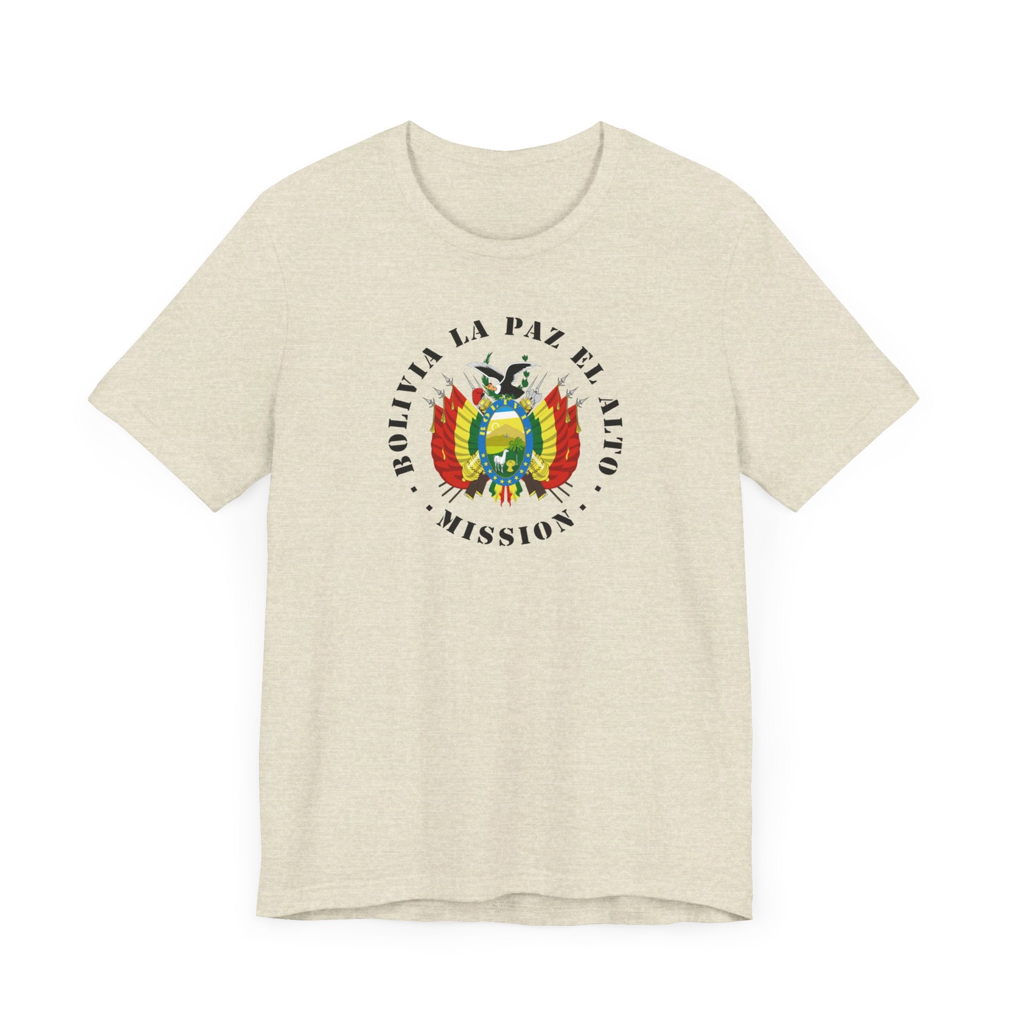 Bolivia La Paz El Alto Mission Circular Flag T-shirt - Mission Wishlist - LDS Missionary Gift Store