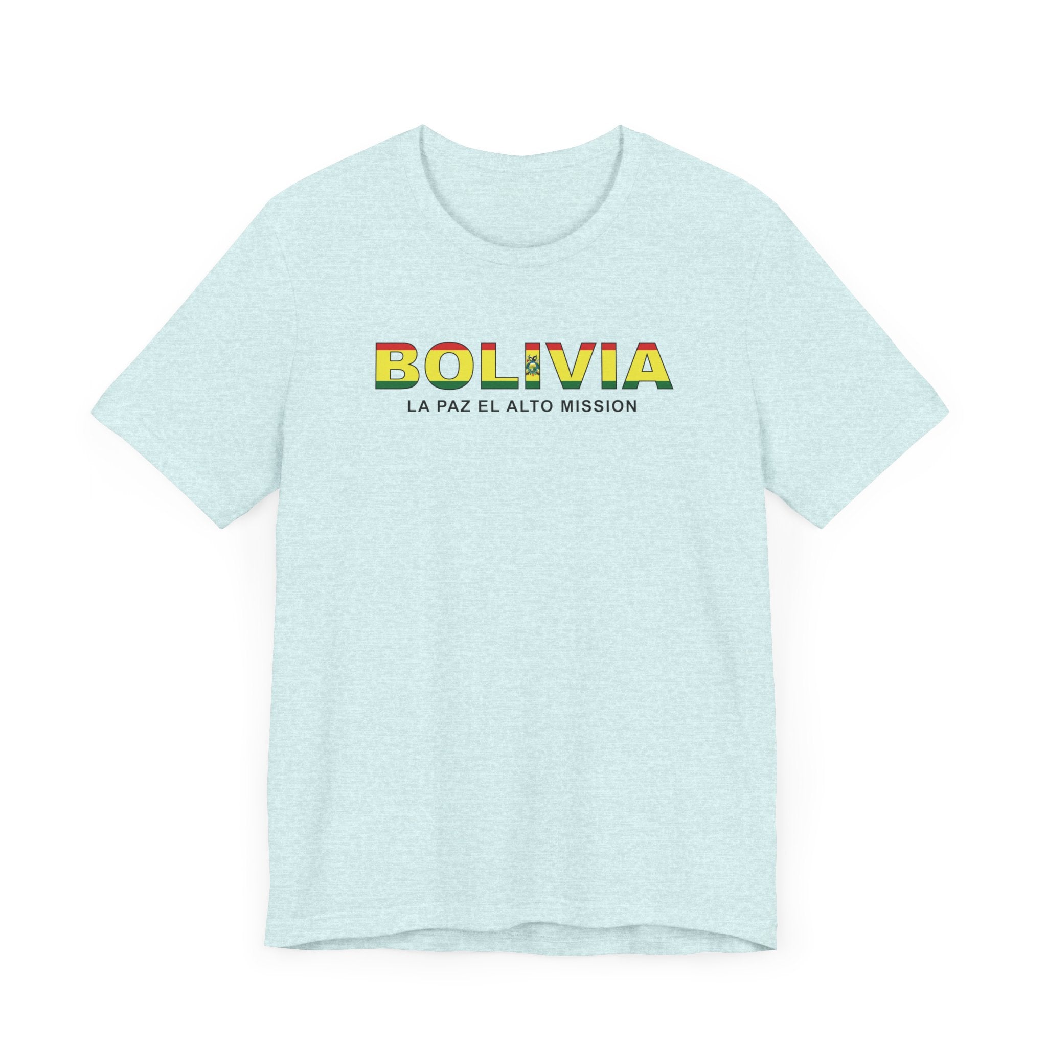 Bolivia La Paz El Alto Mission Flag Title T-shirt - Mission Wishlist - LDS Missionary Gift Store