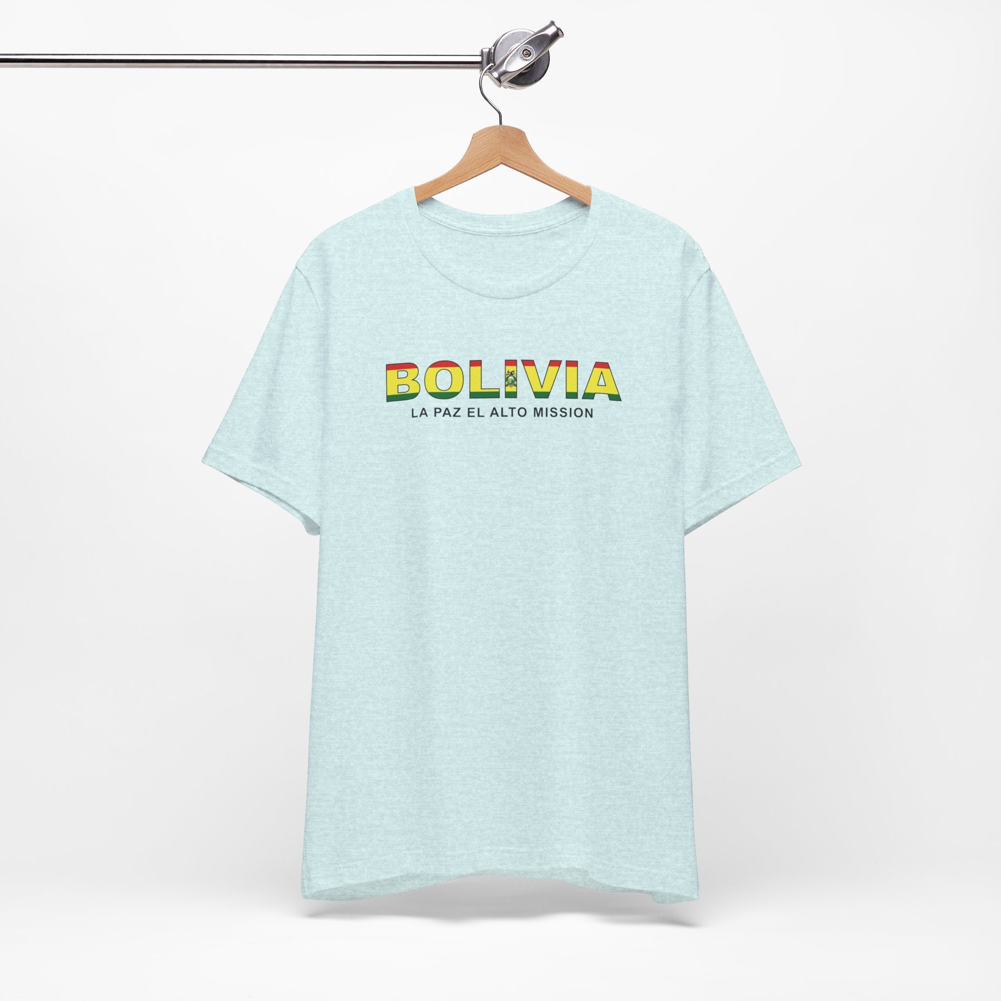 Bolivia La Paz El Alto Mission Flag Title T-shirt - Mission Wishlist - LDS Missionary Gift Store