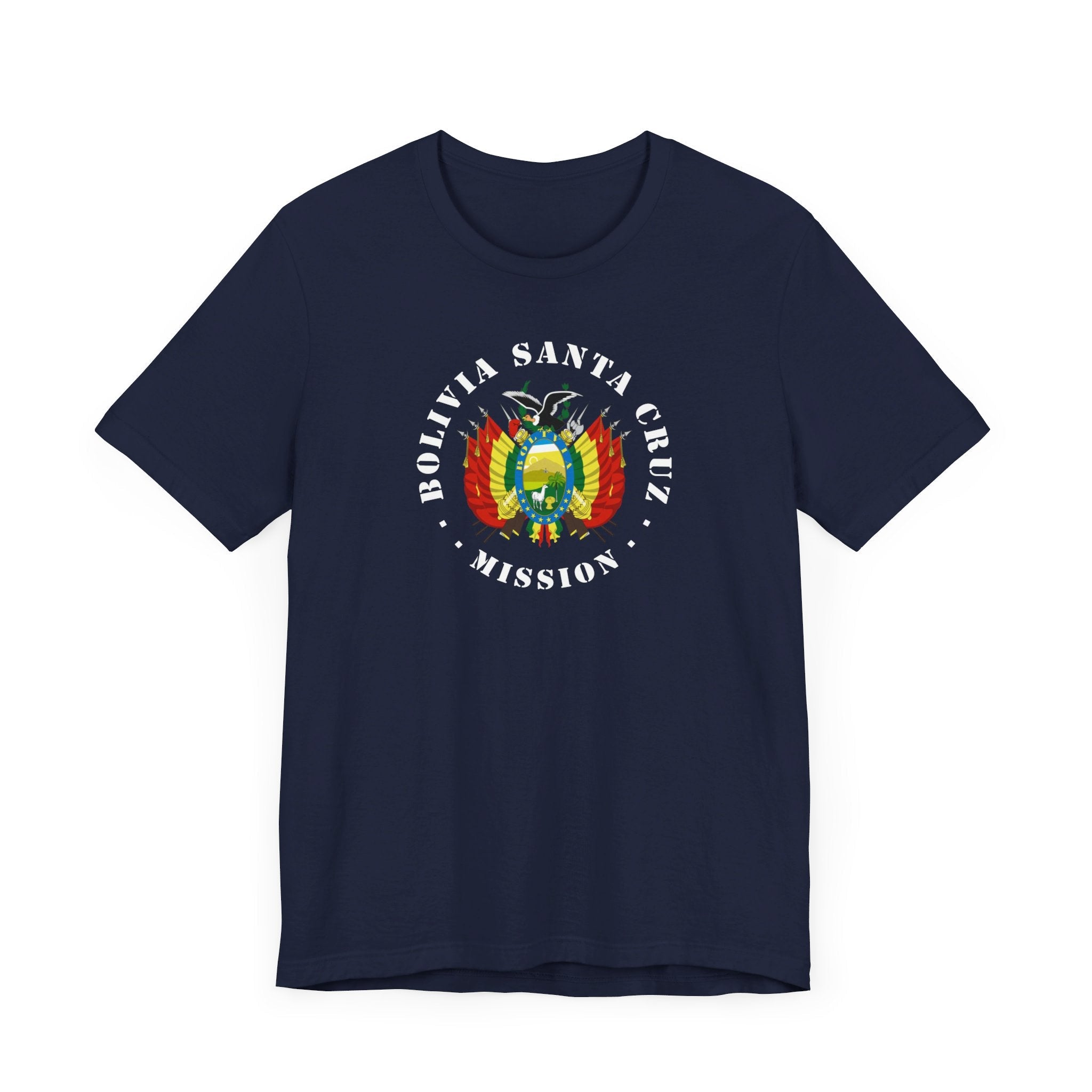 Bolivia Santa Cruz Mission Circular Flag T-shirt - Mission Wishlist - LDS Missionary Gift Store