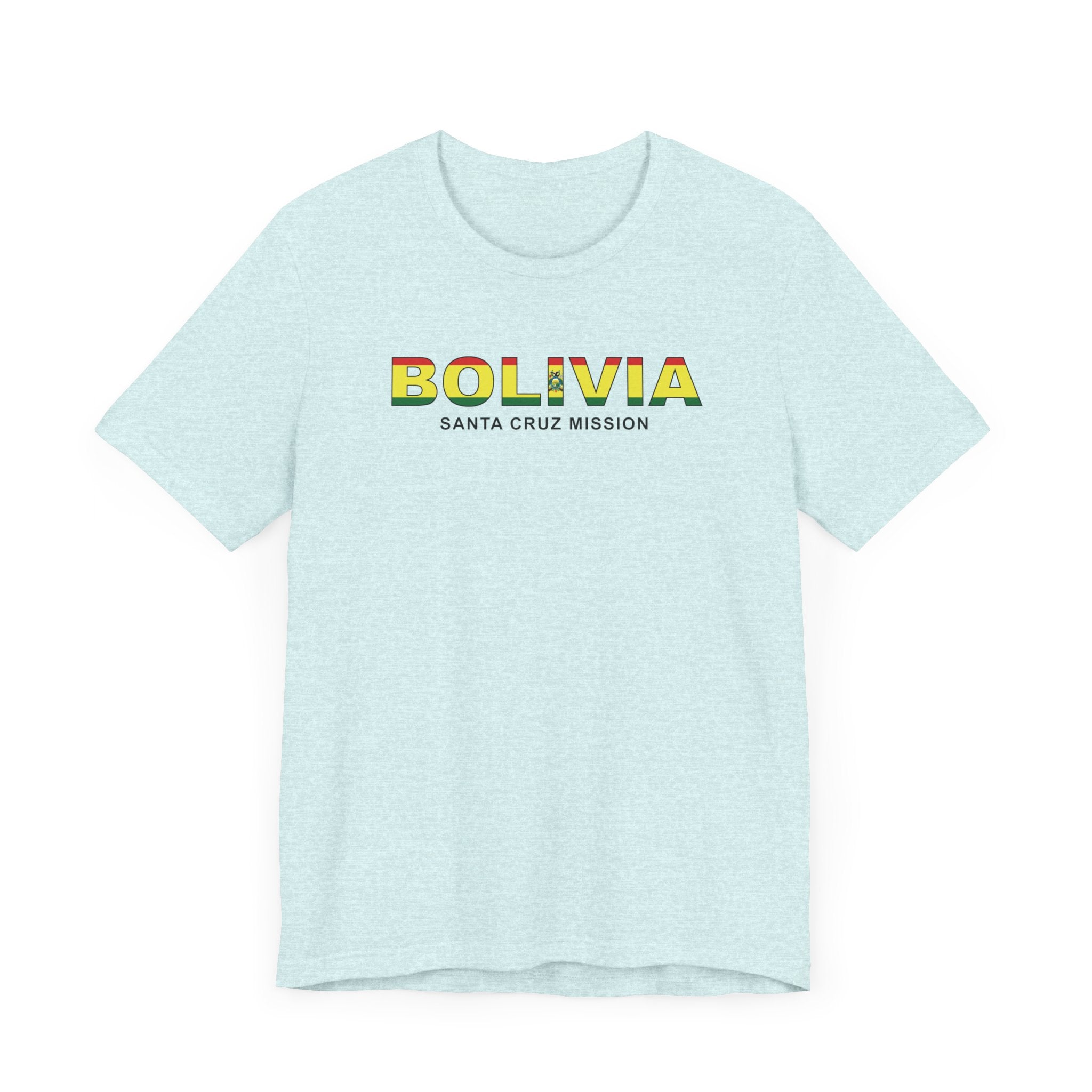 Bolivia Santa Cruz Mission Flag Title T-shirt - Mission Wishlist - LDS Missionary Gift Store
