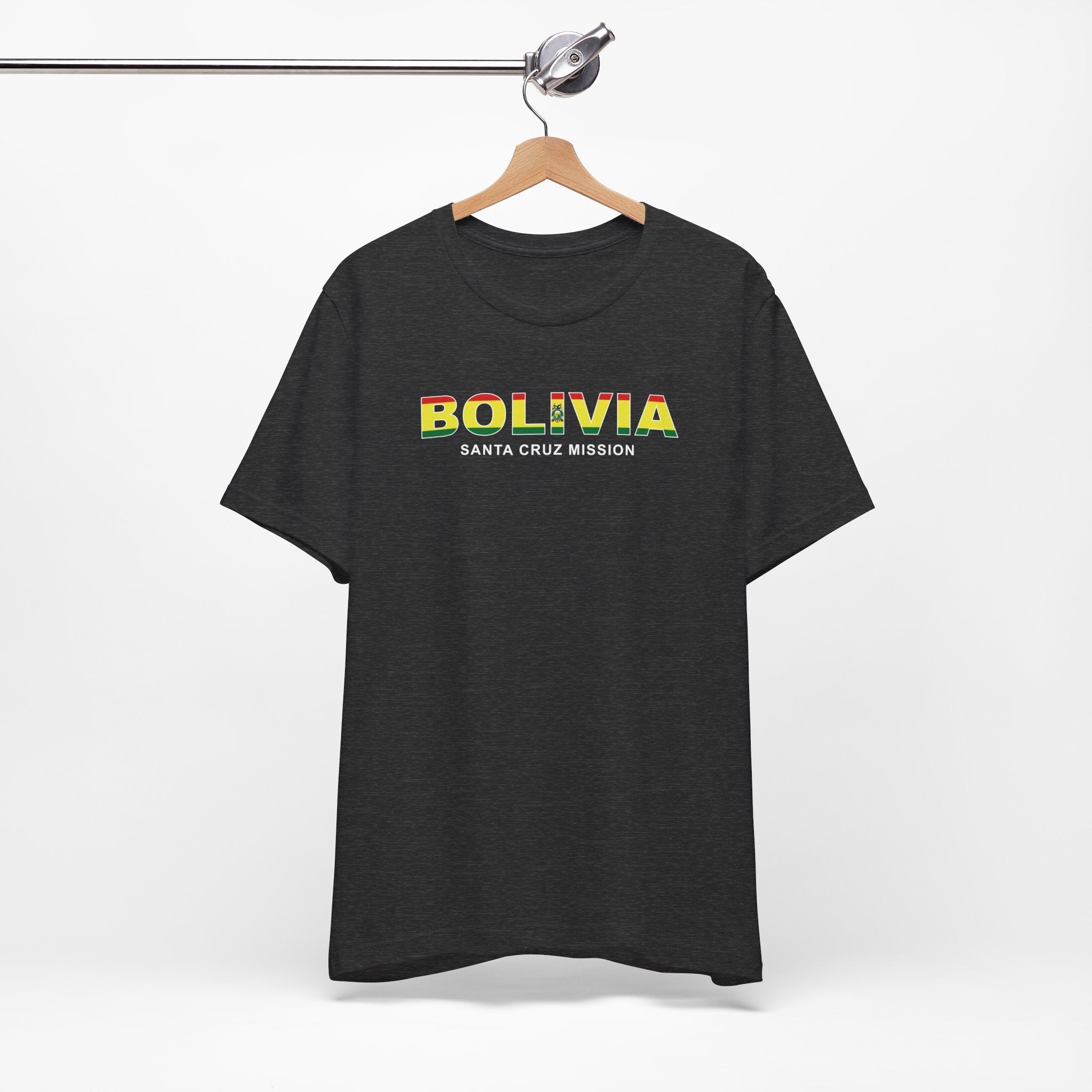 Bolivia Santa Cruz Mission Flag Title T-shirt - Mission Wishlist - LDS Missionary Gift Store