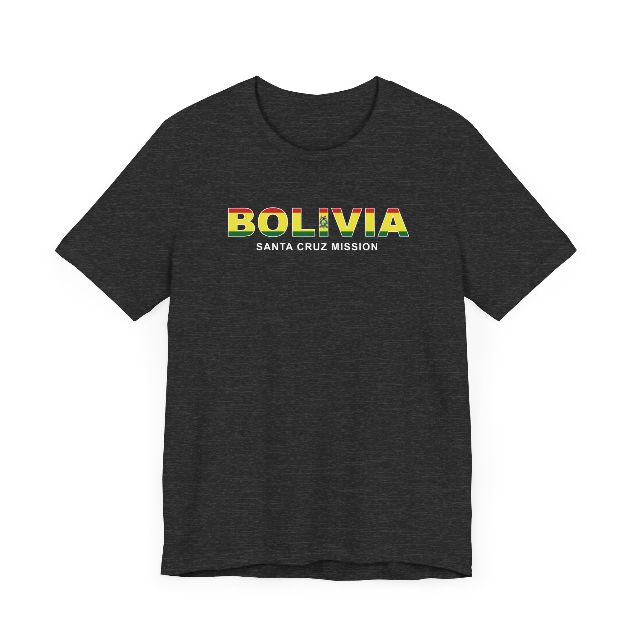 Bolivia Santa Cruz Mission Flag Title T-shirt - Mission Wishlist - LDS Missionary Gift Store