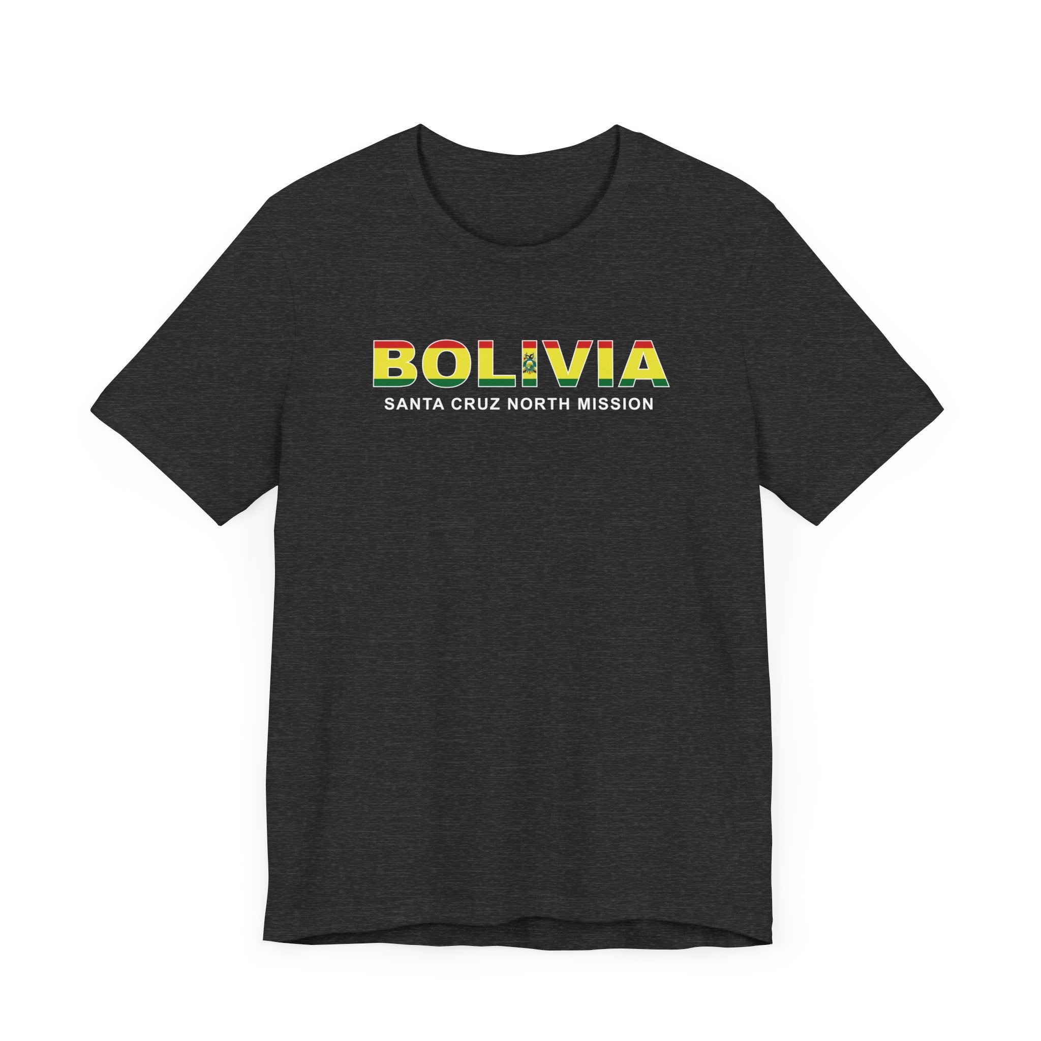 Bolivia Santa Cruz North Mission Flag Title T-shirt - Mission Wishlist - LDS Missionary Gift Store